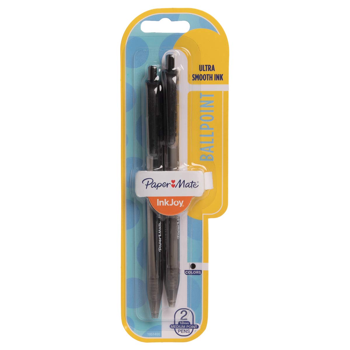 Paper Mate InkJoy Retractable Pens 24-Pack - 1.0mm Black for Office & School