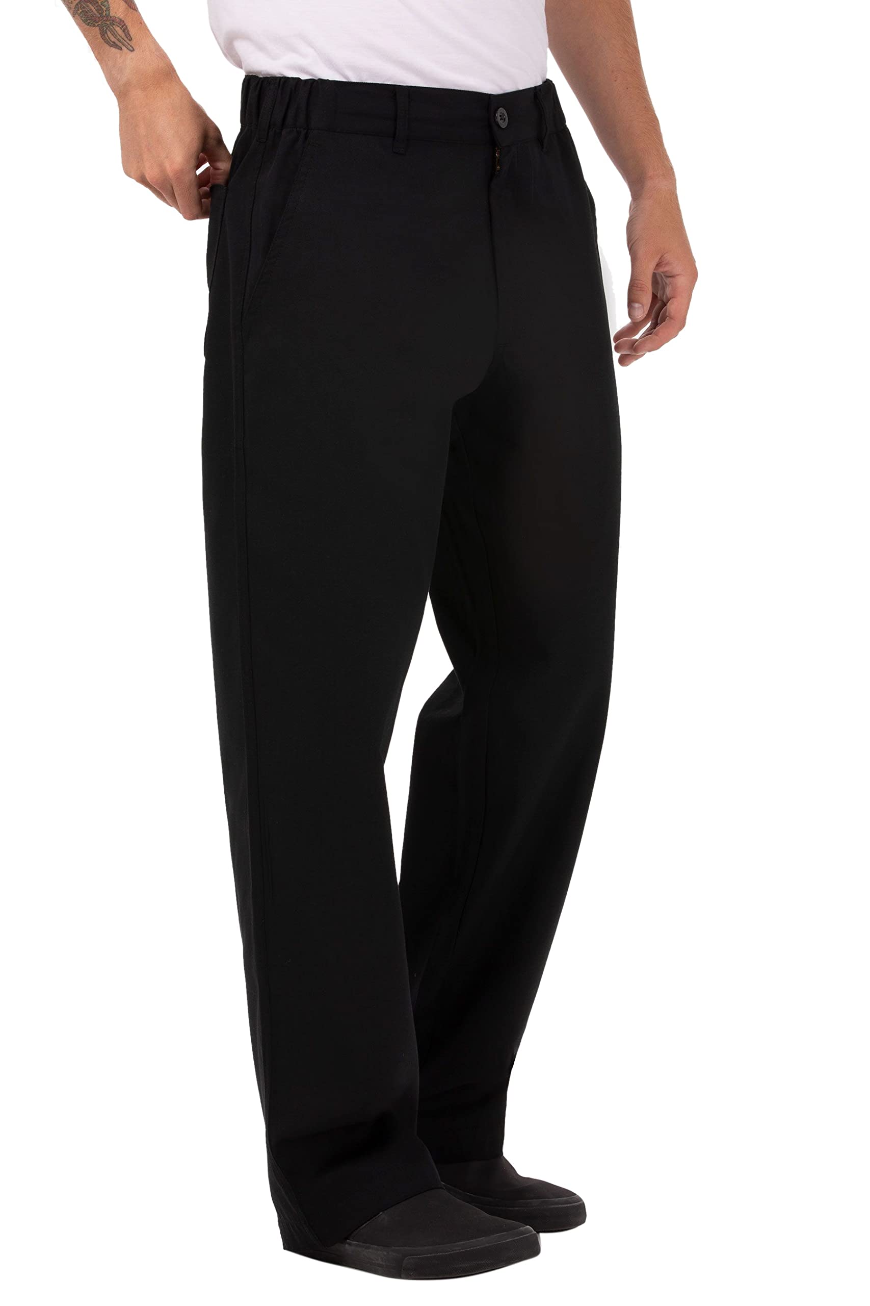 Chef Works Men's Professional Series Chef Pants - Durable & Comfortable Kitchen Work Pants for Cooking, Baking & Culinary Professionals | Perfect for Chefs, Bakers & Restaurant Staff