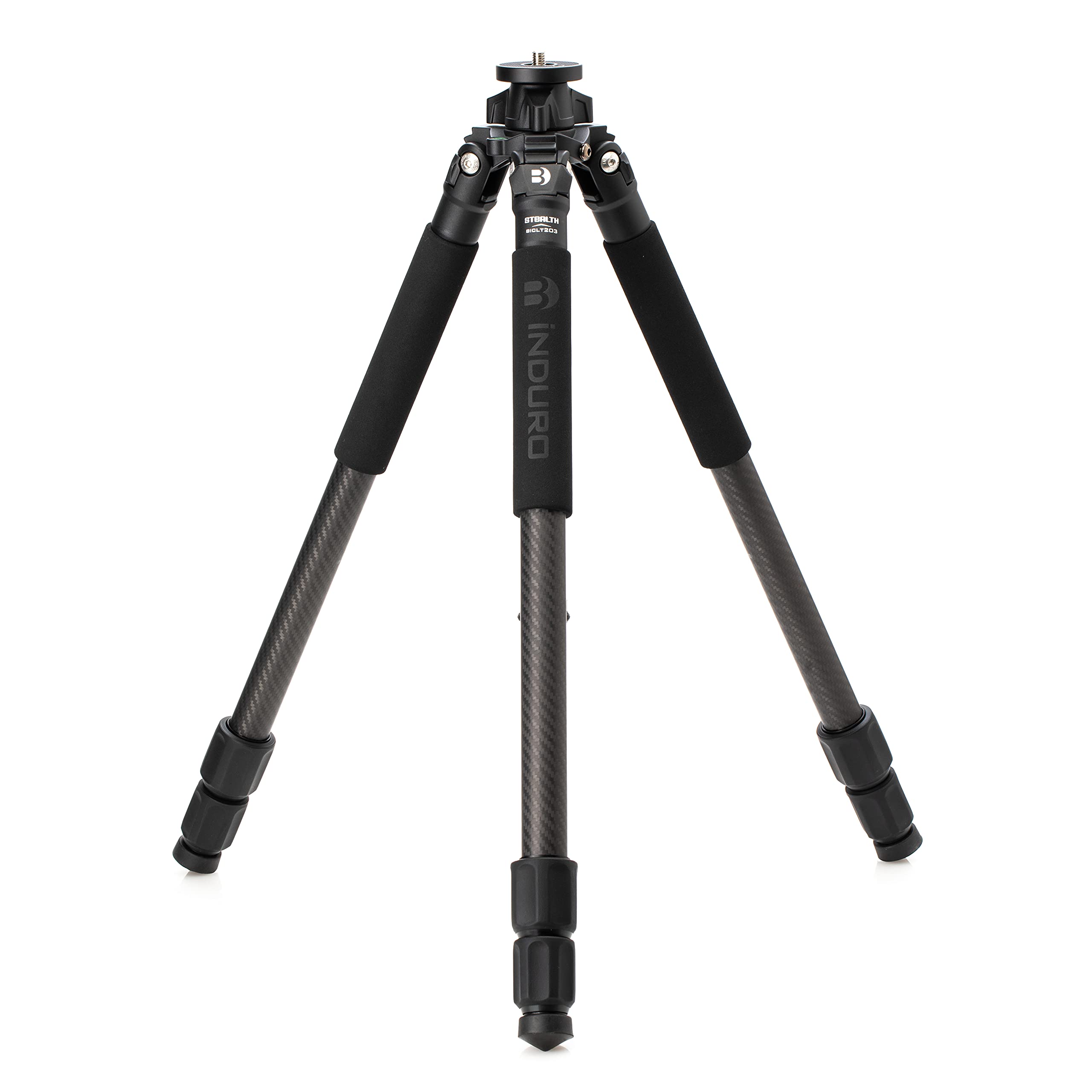 Benro Induro Classic Carbon Fiber Tripod - 2 Series Legs, 3 Sections with Twist Locks | Lightweight Travel Tripod for DSLR Cameras | Perfect for Outdoor Photography, Hiking & Travel Adventures (BICLT203)