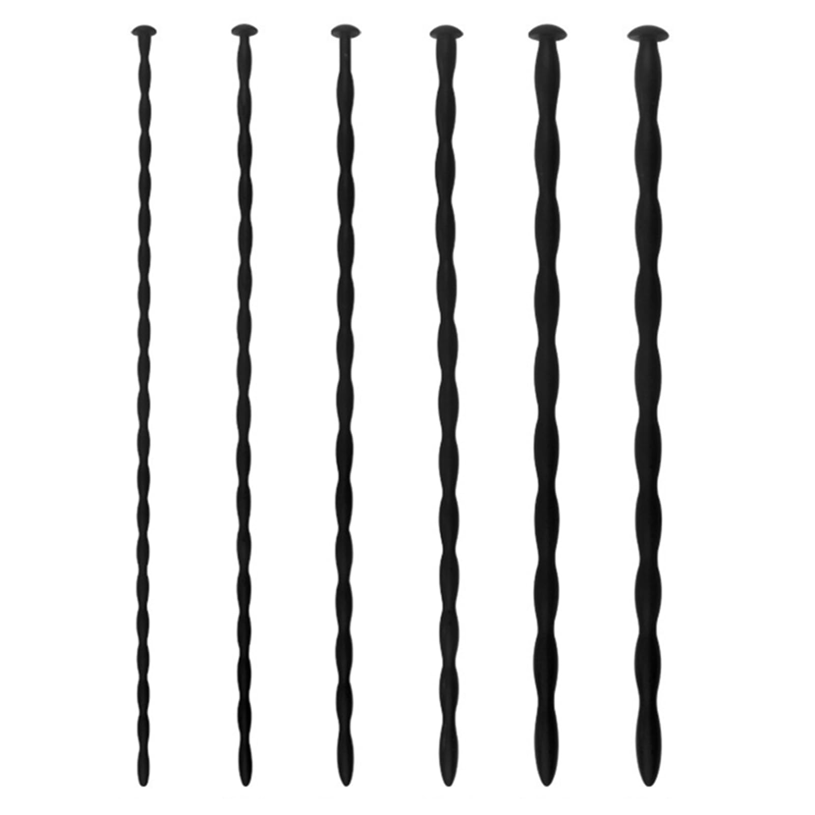 6 PCS Urethral Sounding Beads Set - Stainless Steel Urethral Dilator Plug for Men's Urinary Health & Sensual Pleasure - Perfect for Medical Use & Adult Play
