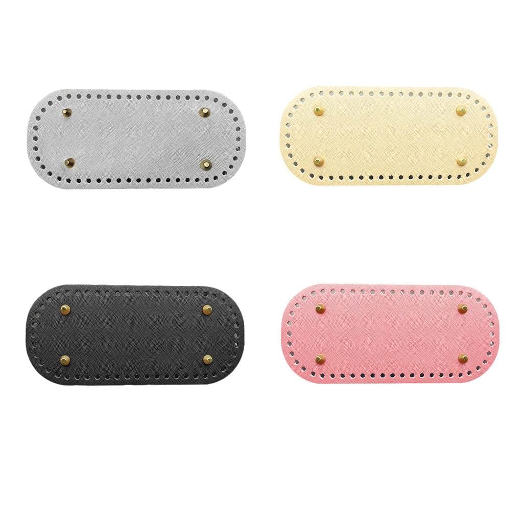 DIY Shoulder Bag Base Shaper Insert - Handbag Making Supplies for Weaving & Crafting (Black, Silver, Apricot, Pink) | Perfect for Custom Purse Creation, Sewing Projects & Fashion Accessories