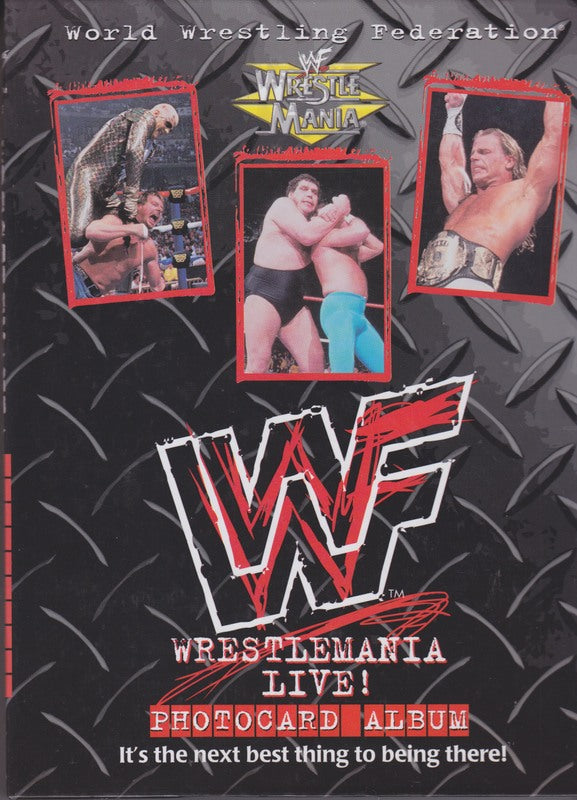 1999 WWF WrestleMania Live Album with 54 Photocards, 6 Chase & 2 Promo Cards - NM Condition (2017 Value $25) - Perfect for Wrestling Memorabilia Collectors and WWF Fans