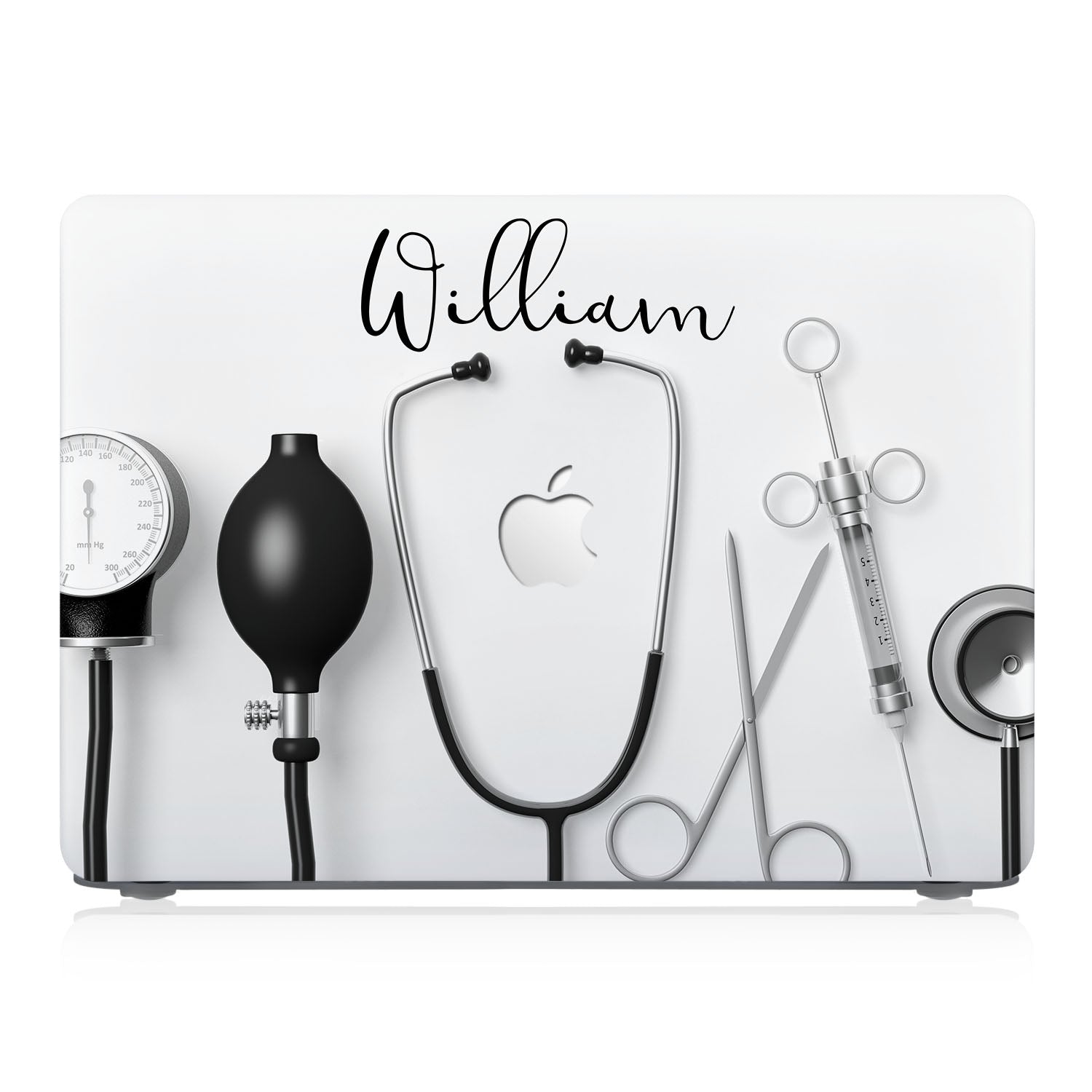 Premium MacBook Pro/Air Protective Case - Durable & Slim Design for Doctors & Professionals - Perfect for Hospital, Office & Travel Use