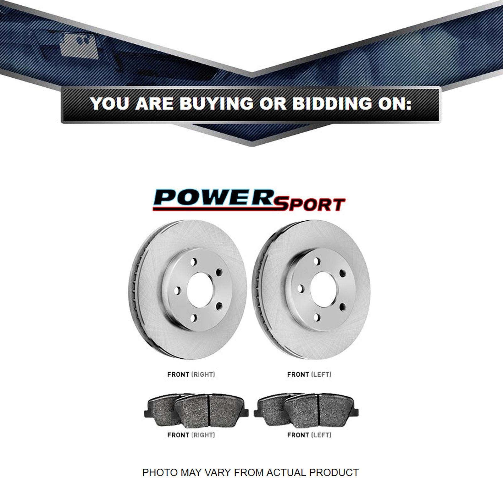 Premium Ceramic Brake Pads & Rotors Kit - Front Brake System for 2010-2015 Toyota Prius, 2011-2017 Lexus CT200h, 2012-2015 Prius Plug-In | High-Performance Braking | Smooth & Quiet Stop | Perfect for City Driving & Daily Commutes