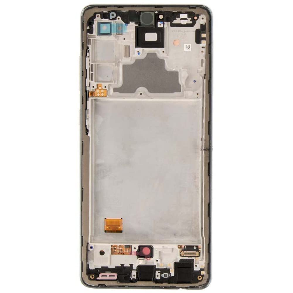 Aftermarket OLED Digitizer & Frame Assembly for Samsung Galaxy A72 - Black | Screen Replacement Kit with Separator Card | Perfect for DIY Phone Repairs & Screen Fixes