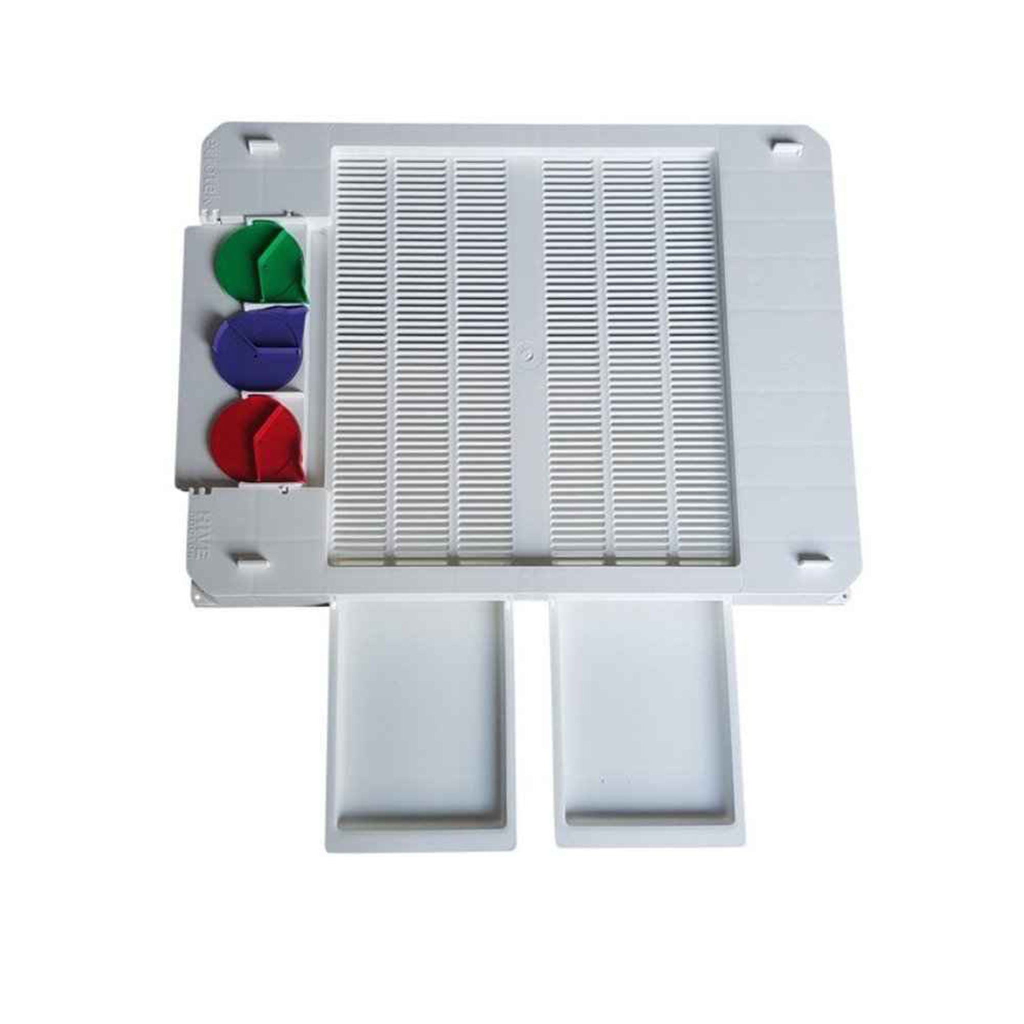 10/8 Frames Beehive Bottom Board - Smart Mesh Ventilation Plastic Hive Stand with Triple Entrance Disk for Improved Airflow - Perfect for Beekeeping, Honey Production & Pollination Gardens
