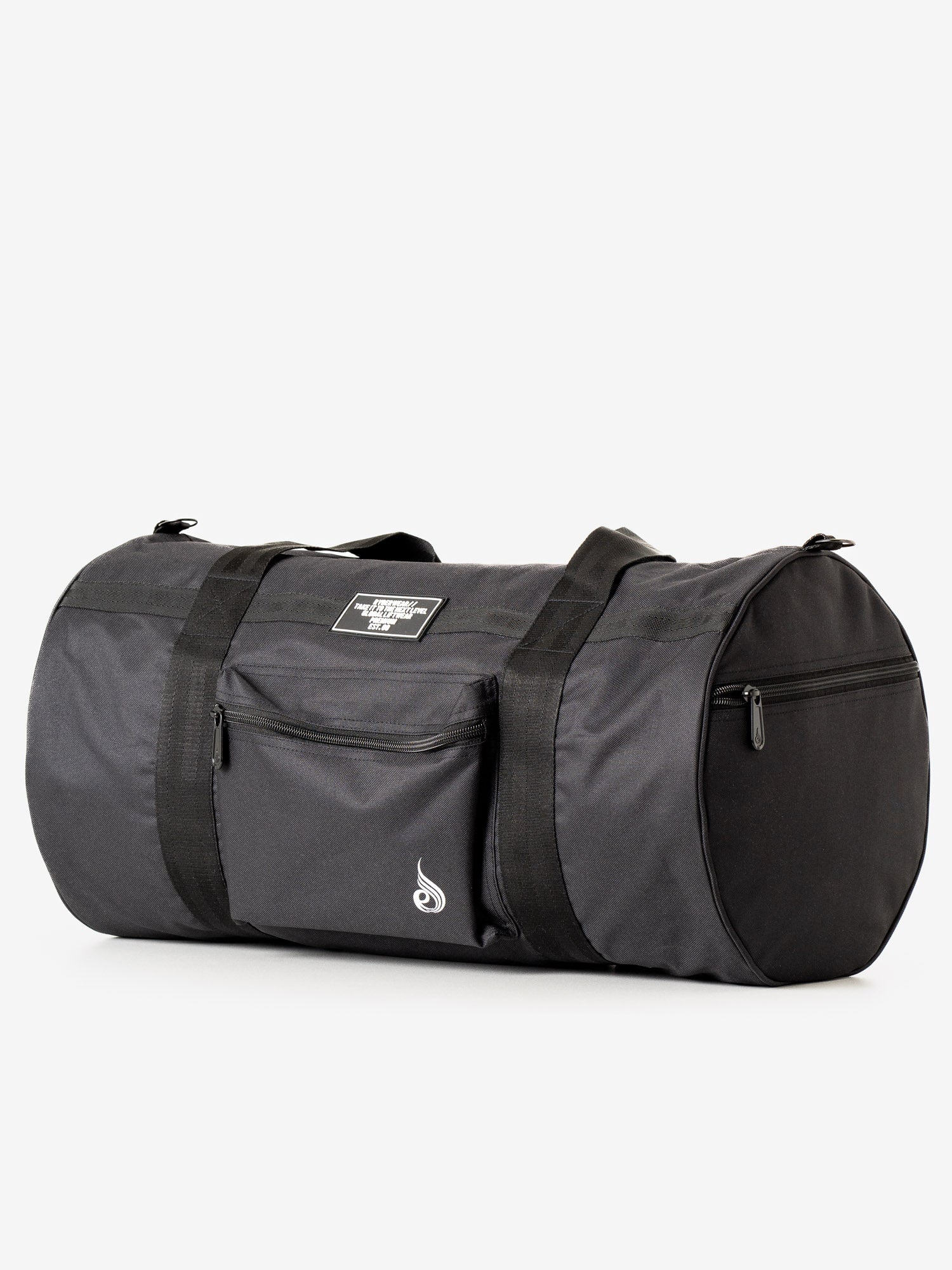 Black Duty Duffle Bag - Heavy Duty Travel Duffel for Gym, Work & Military Use - Waterproof & Durable Carry-On Luggage for Men & Women