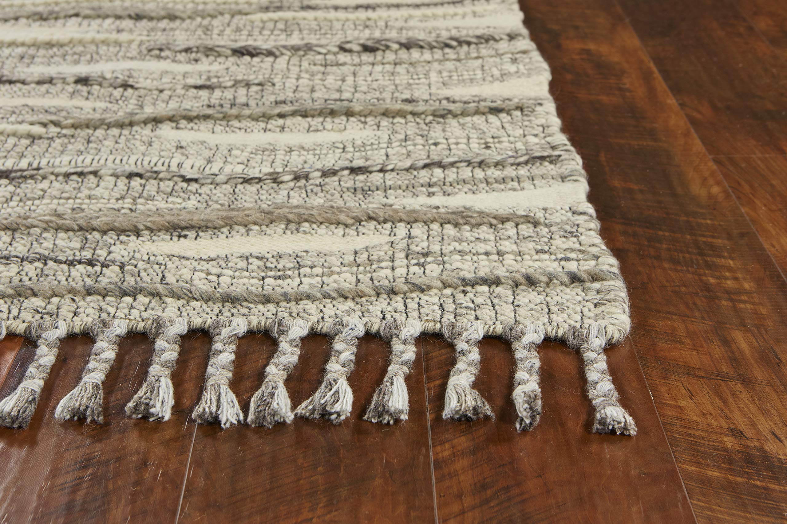 KAS Rugs 5' x 7' Ivory Area Rug - Soft Plush Living Room Carpet for Bedroom, Dining Room & Home Decor