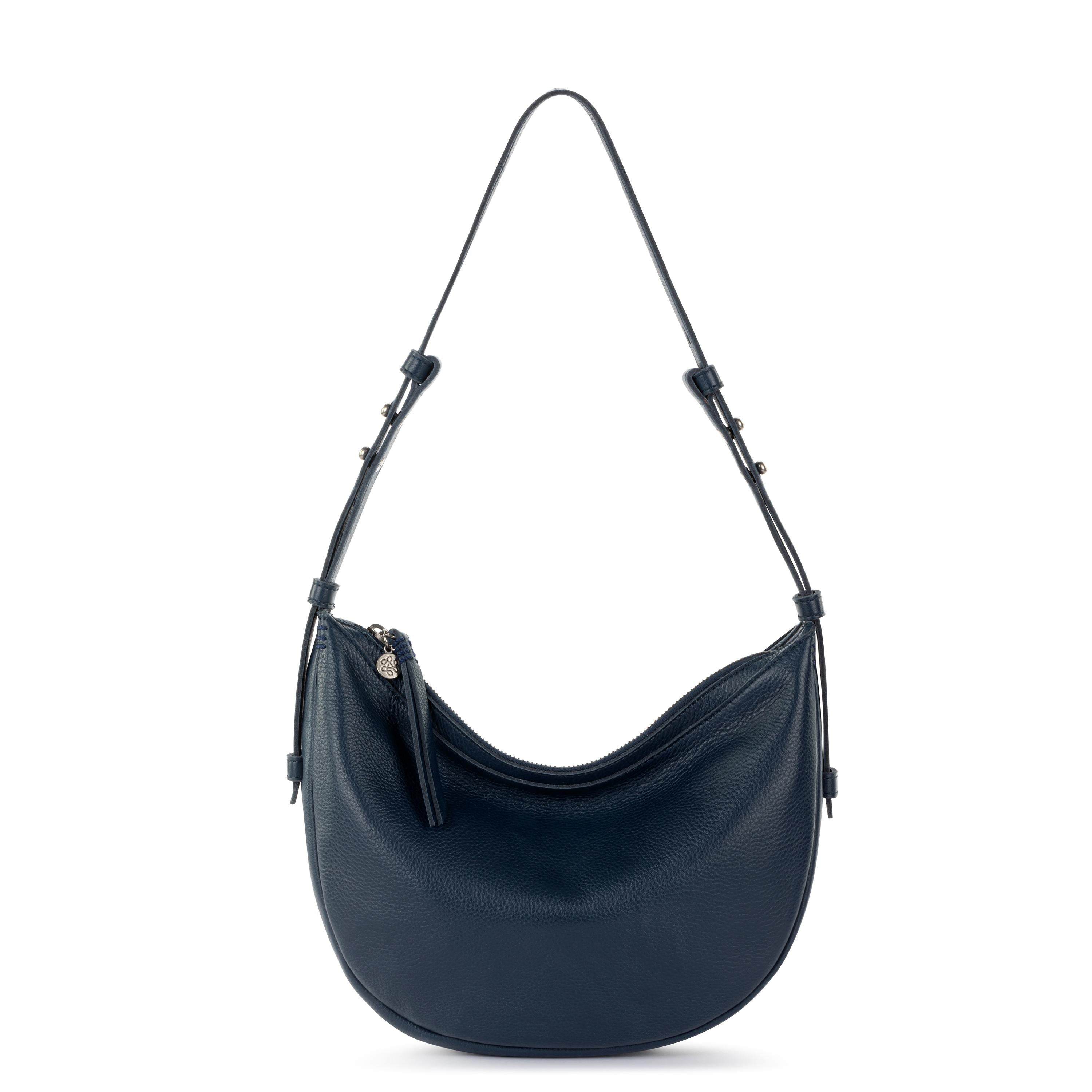 Stylish Tess Leather Shoulder Bag in Indigo Blue - Perfect for Work, Travel & Everyday Use