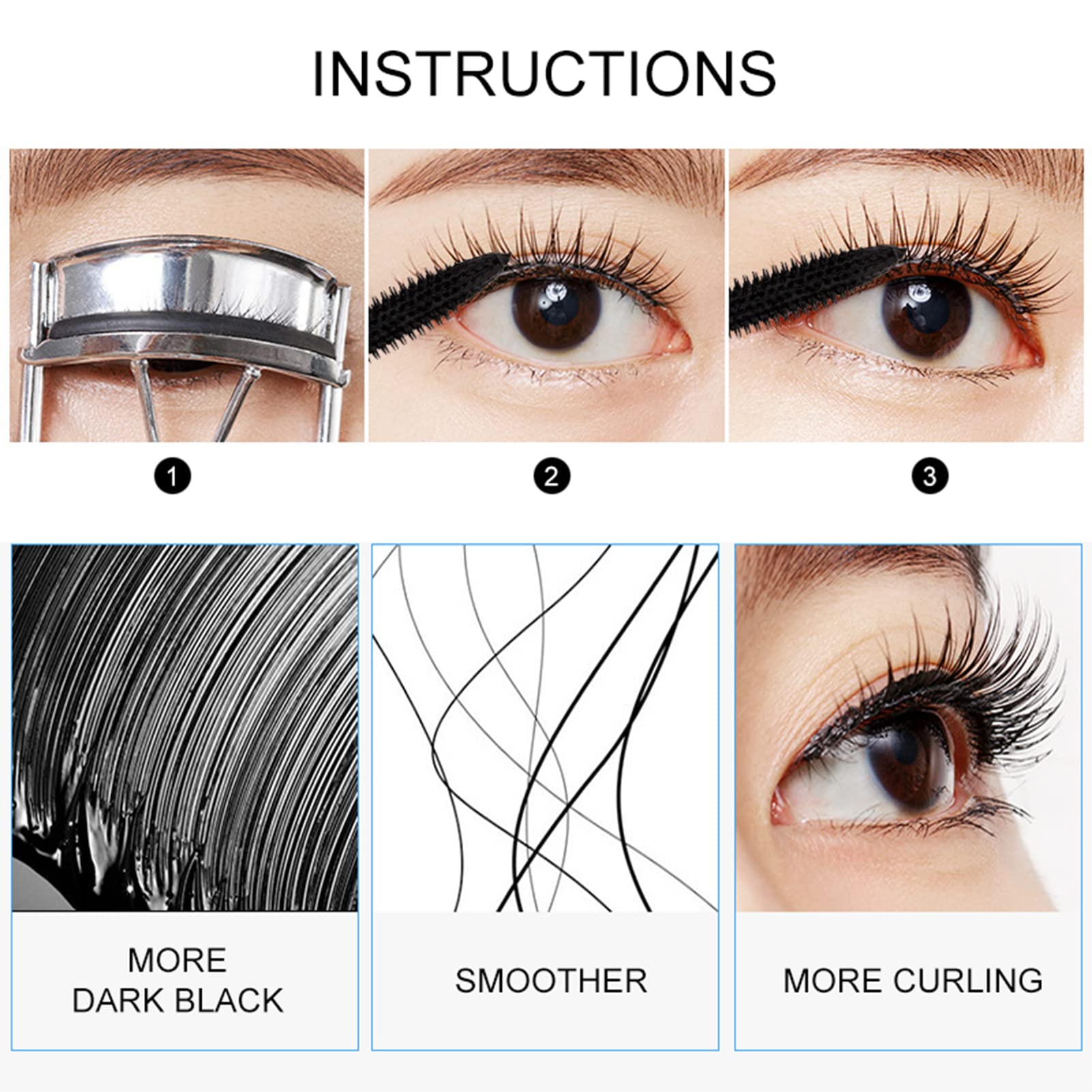 Prime-Lash Mascara for Mature Women - Waterproof Black Mascara for Thinning Lashes | Volumizing & Lengthening | No Clumping, No Smudging, No Flaking | Perfect for Daily Wear, Special Occasions & Sensitive Eyes