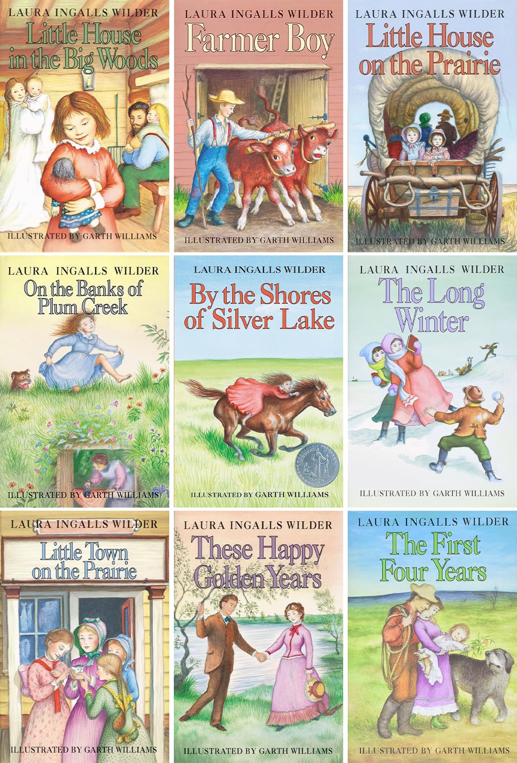 The Little House Complete Book Series Set - Classic Children's Literature for Reading & Collecting - Perfect for Homeschooling, Bedtime Stories & Gifts