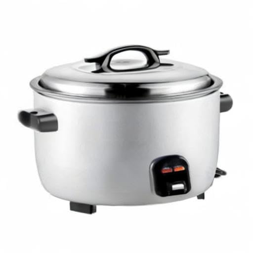 55 Cup Commercial Rice Cooker (110 Cups Cooked) - Large Capacity NSF Certified Restaurant Rice Cooker with Nonstick Inner Pot & Keep Warm Mode - 220V White XH-230 for Catering, Buffets & Food Service