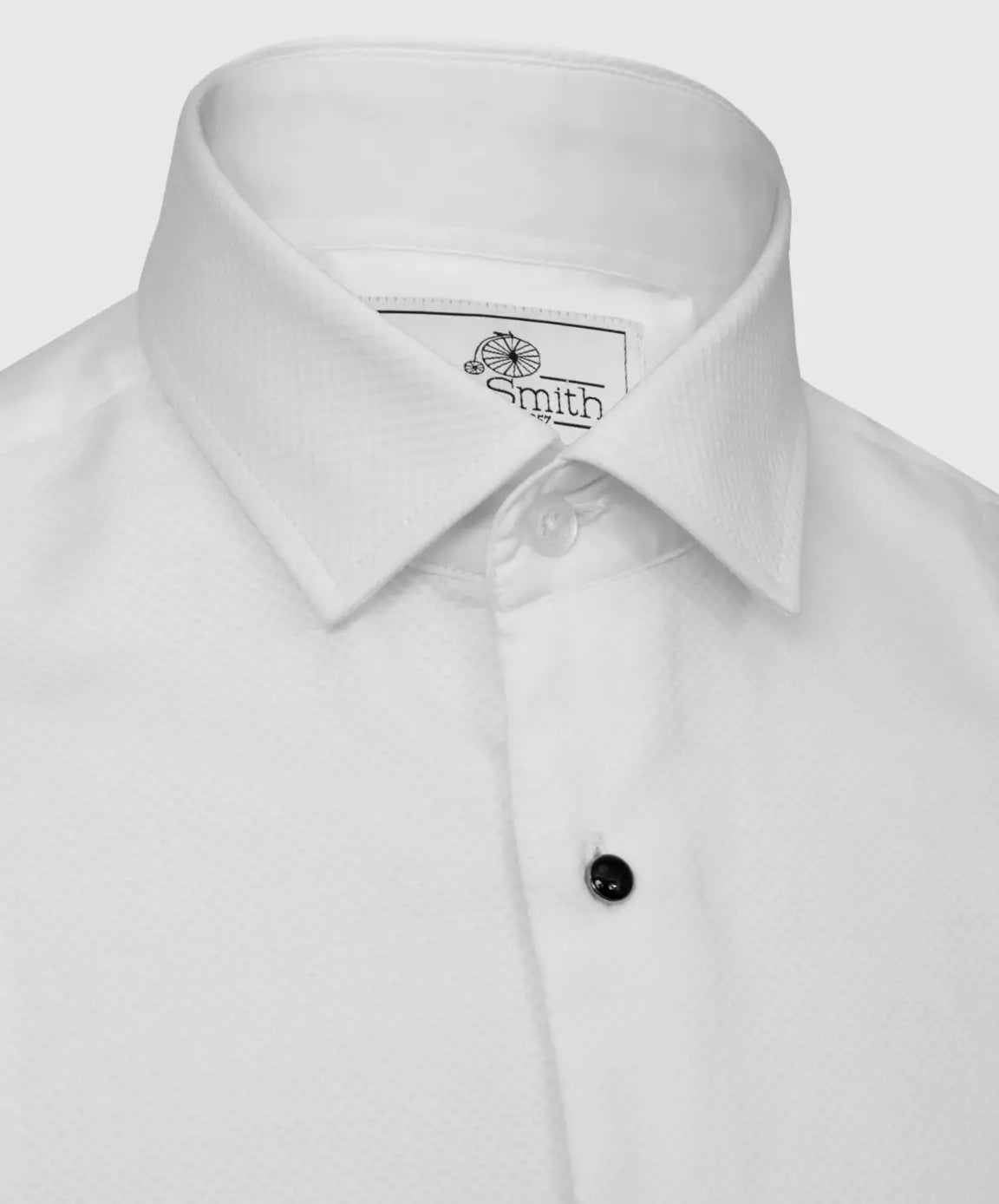 L.A. Smith Marcella Standard Collar Modern Fit Dress Shirt for Men | Premium Business & Formal Wear | Perfect for Office, Weddings & Special Occasions