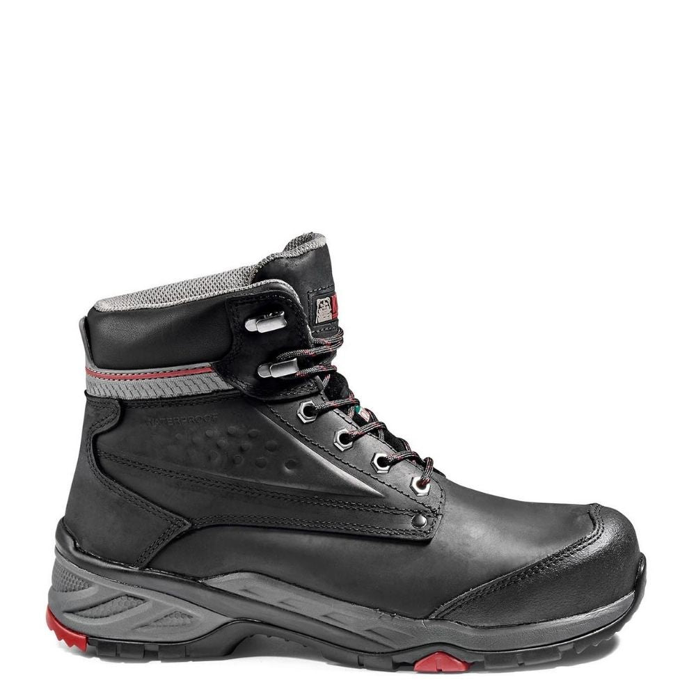Kodiak Crusade Men's 6-Inch Composite Toe Work Boots - Waterproof Steel Toe Safety Shoes for Construction & Industrial Work - KD305002BLK Black - Perfect for Warehouse, Factory & Outdoor Jobs