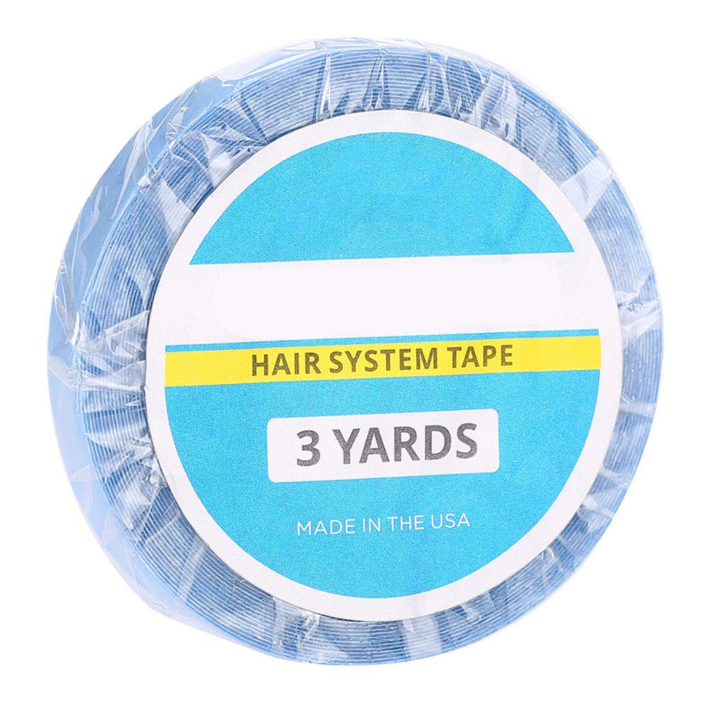 3 Yards No Shine Double-Sided Hair Bonding Tape - Waterproof Nano Hair Extension Adhesive Strips for Toupee & Hairpieces | Secure All-Day Hold for Wigs, Weaves & Hair Systems (Ideal for Daily Wear, Cosplay & Special Events)