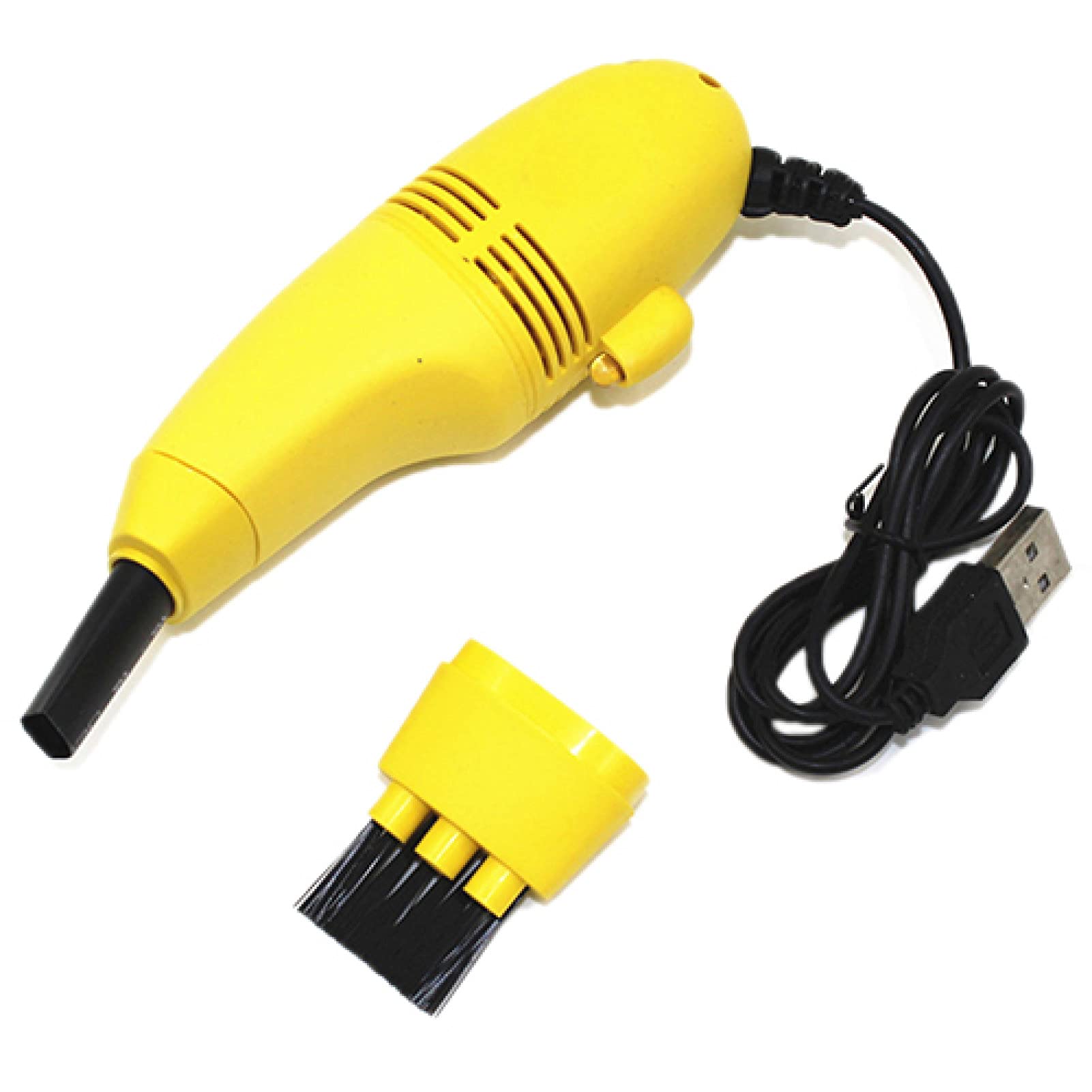 IKAXIYO Mini USB Keyboard Vacuum Cleaner - Compact Dust Collector for Laptop & PC Cleaning