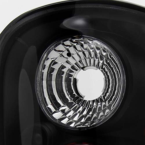 Spec-D Tuning Crystal Black SMD LED Headlights & Clear Tail Lights for Ford F150 1997-2000 | High Visibility Lighting Upgrade for Night Driving & Off-Road Adventures