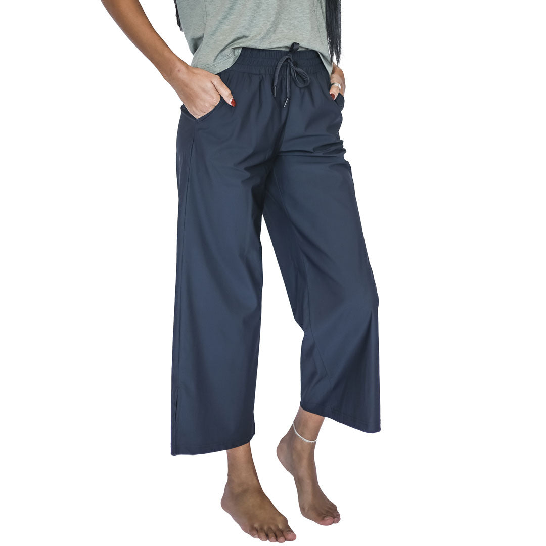 Best Wide Leg Tech Pants for Women - Comfortable Stretch Travel & Work Pants - Perfect for Yoga, Office & Casual Wear
