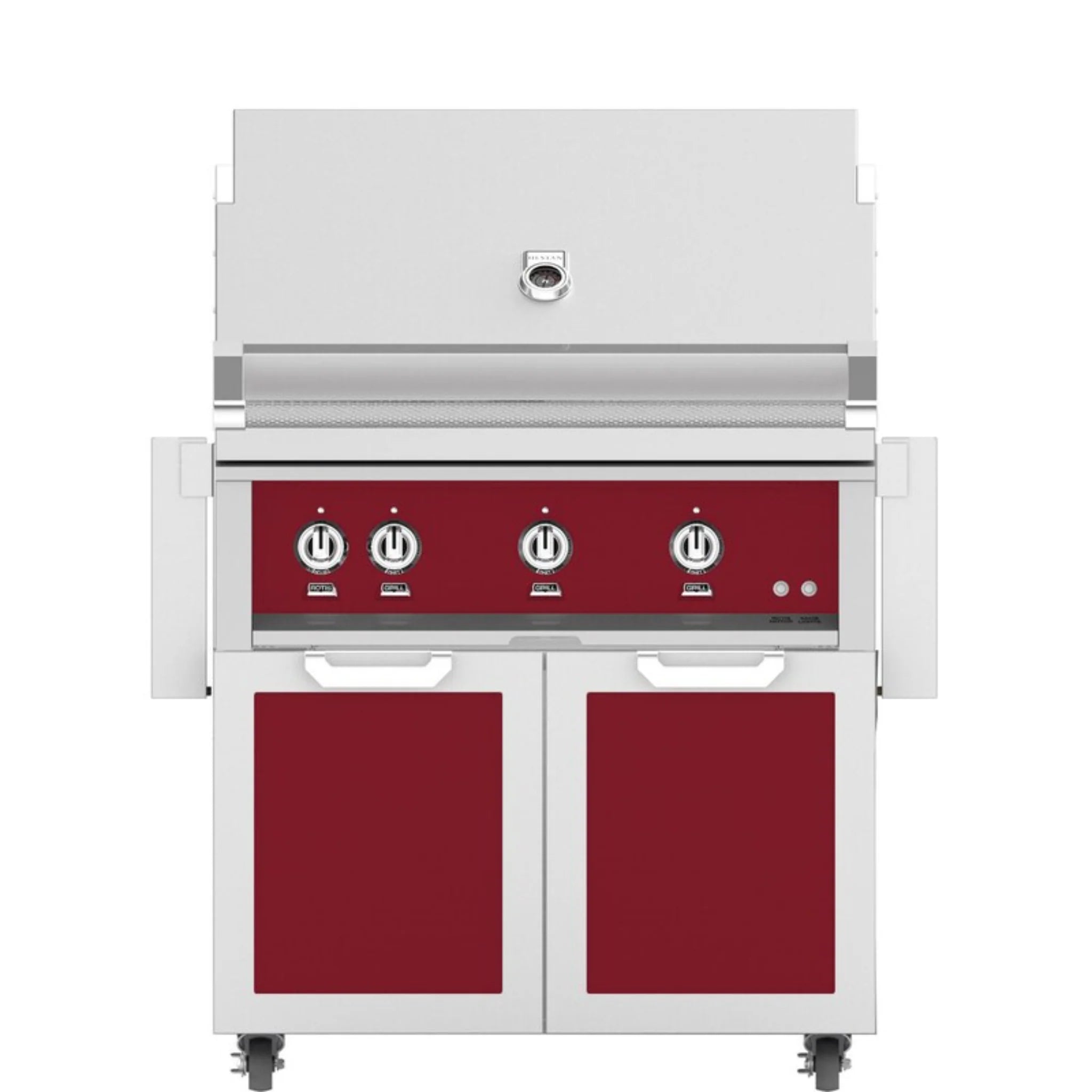 Hestan 36-Inch Freestanding Gas Grill with Double Access Doors - GBR36 GCD36 Model - Perfect for Outdoor Cooking, Backyard BBQs, and Patio Entertaining