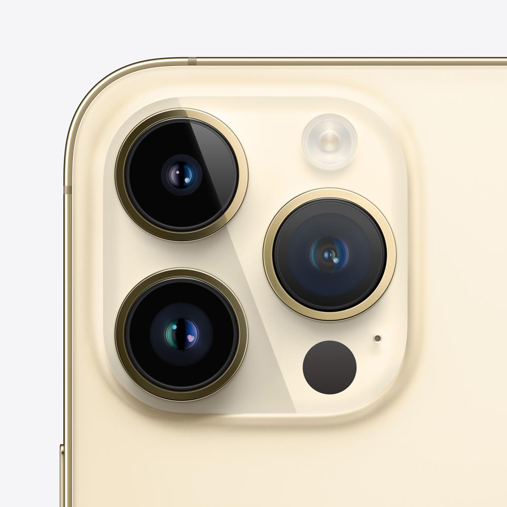 iPhone 14 Pro 128GB Gold - Premium Smartphone with A16 Bionic Chip, Pro Camera System & Super Retina XDR Display | Perfect for Photography, Gaming & Business Productivity
