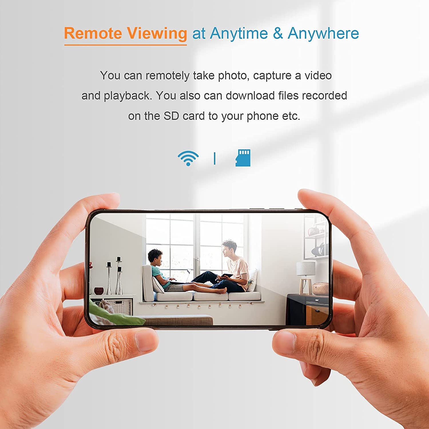Mini Spy Camera 1080P HD - WiFi Hidden Camera with Night Vision & Motion Detection | Portable Nanny Cam for Home Security | App Remote Access Indoor Surveillance | Perfect for Baby Monitoring, Pet Watching & Office Security