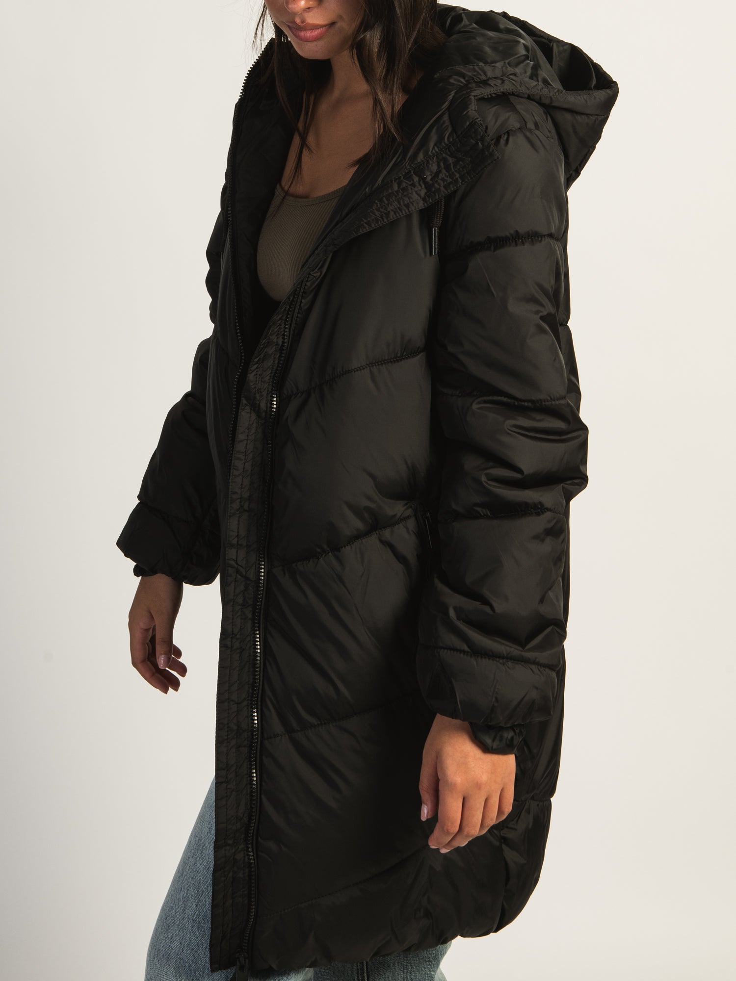 B.YOUNG Bomina Long Puffer Jacket - Women's Winter Coat, Waterproof Down Jacket for Cold Weather, Fashionable Outerwear for Snow, Travel & Daily Wear