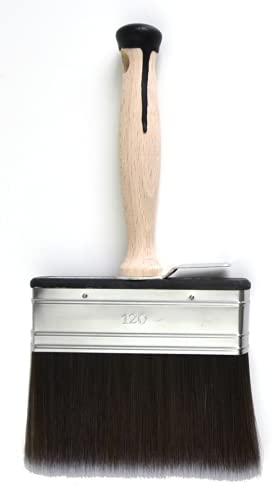 Premium Wall Paint Brush #120 - Best for Chalk Paint & Water-Based Paints | Smooth Finish for DIY Home Decor, Furniture Makeovers & Craft Projects
