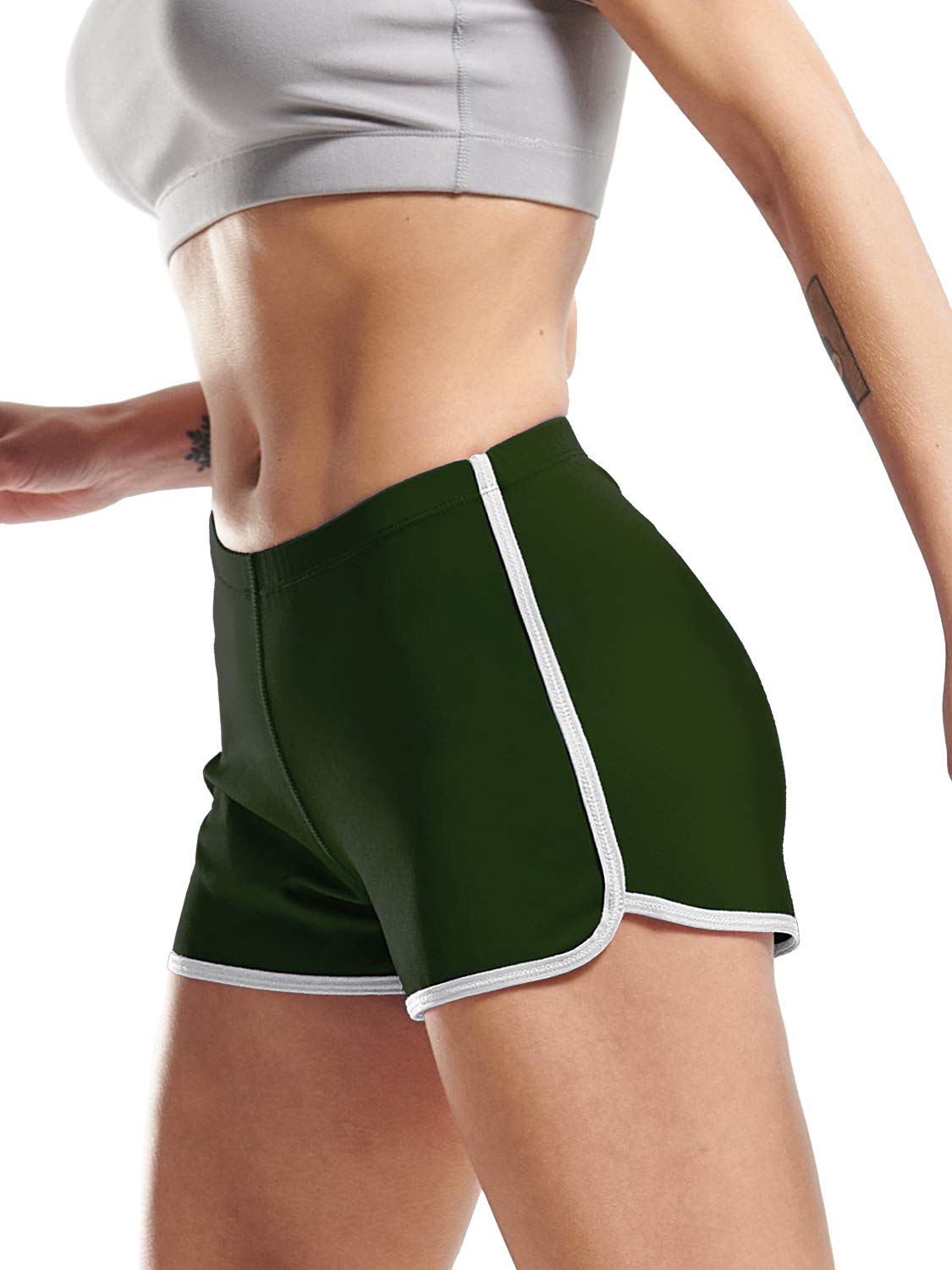 CADMUS Women's Sexy Hot Summer Shorts - High Waist Booty Shorts for Beach Volleyball, Gym Workout & Casual Wear