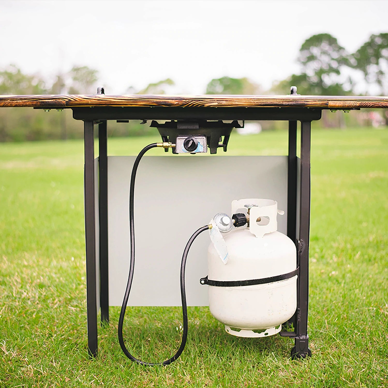 Premium Backyard Hibachi Grill - Heavy Duty Torched Steel BBQ Grill for Outdoor Cooking | Perfect for Patio, Garden, and Camping Parties