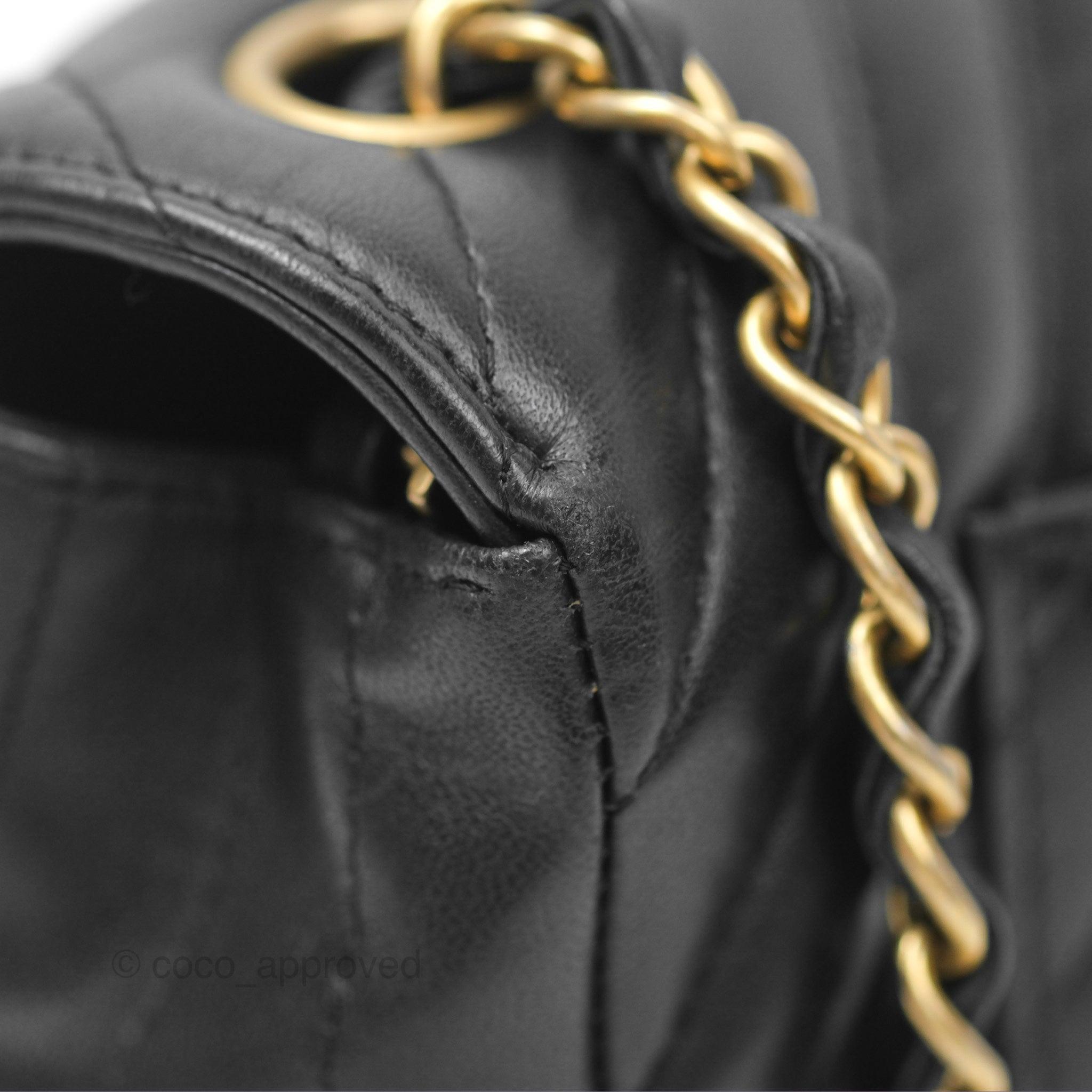 Chanel Chevron Mini Rectangular Bag - Black Lambskin Leather with Aged Gold Hardware | Luxury Crossbody Purse for Women, Perfect for Evening Events & Date Nights