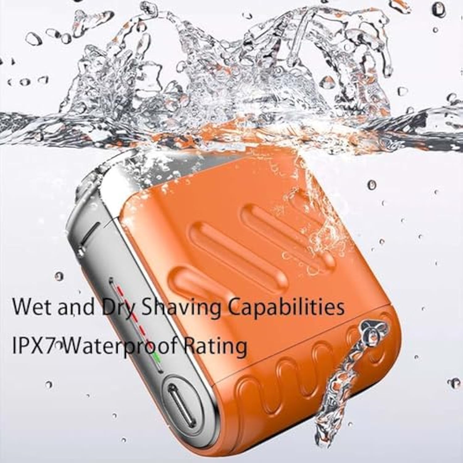 R12 Mini Electric Shaver for Men - USB Rechargeable Beard Trimmer with One-Button Operation - Long-Lasting Battery - Portable Travel & Home Grooming Kit - Perfect for Business Trips, Camping & Daily Use - Compact Design for Home, Travel, Gym & Office - Quick Facial Hair Trimming Solution - Ideal for On-the-Go Grooming, Business Meetings, Workouts & Travel Essentials (Blue)