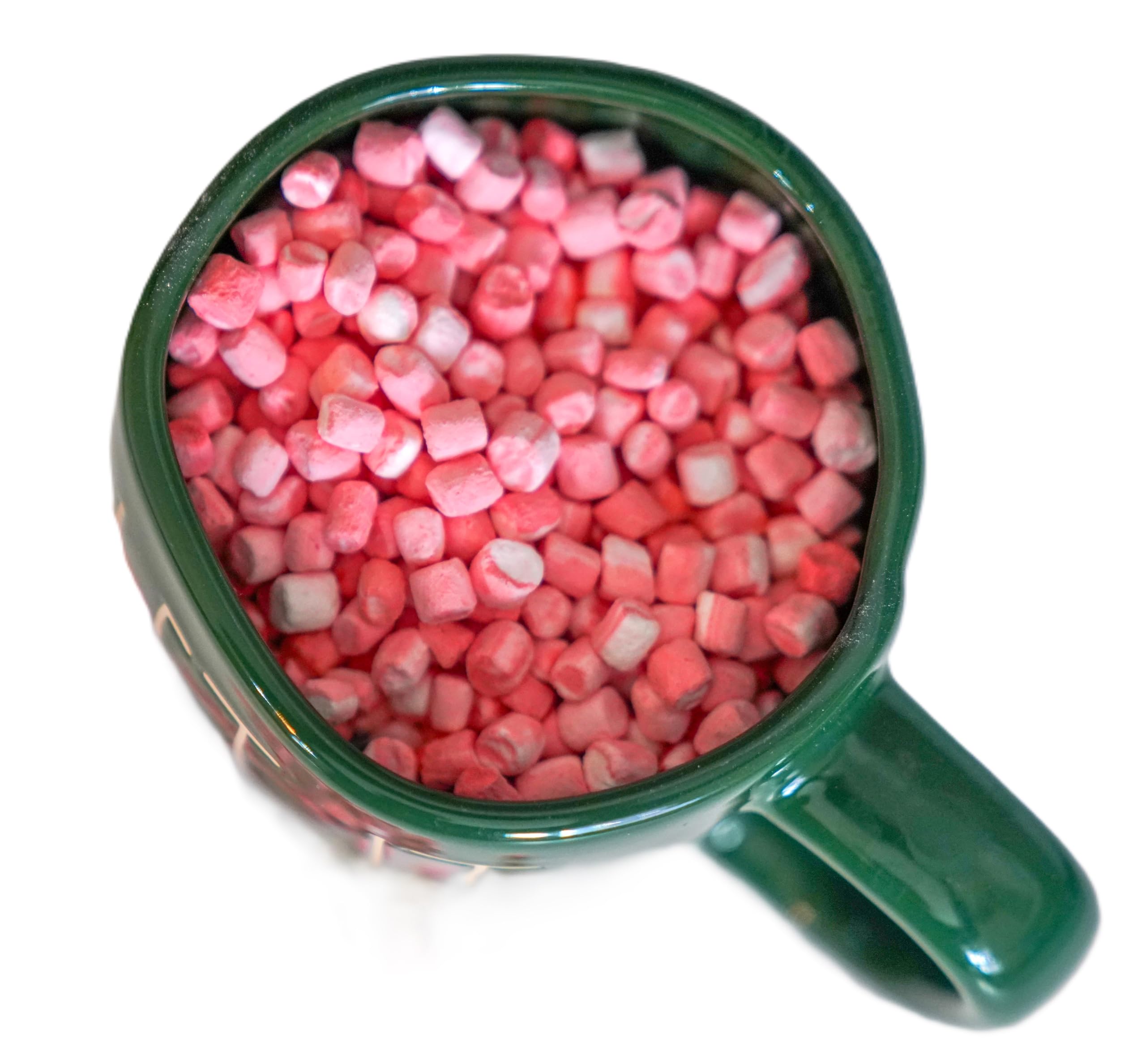 Dehydrated Mini Peppermint Marshmallows Bits - 1 lb Bulk Marshmallows for Baking, Hot Cocoa & Dessert Toppings | Fresh & Delicious Candy for Christmas Treats & Holiday Gifts