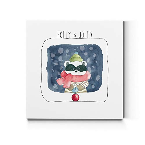 Holly & Jolly Raccoon