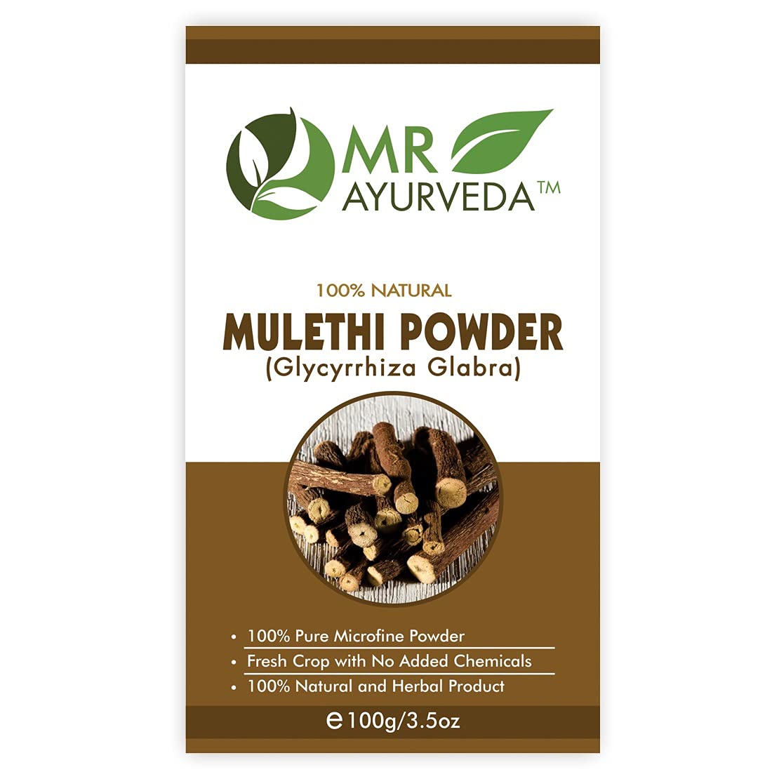 MR Ayurveda Licorice Root Powder & Sandalwood Face Pack - 100g Each | Natural Skin Brightening & Acne Treatment | For Glowing Skin & Pore Cleansing | Ayurvedic Beauty Routine