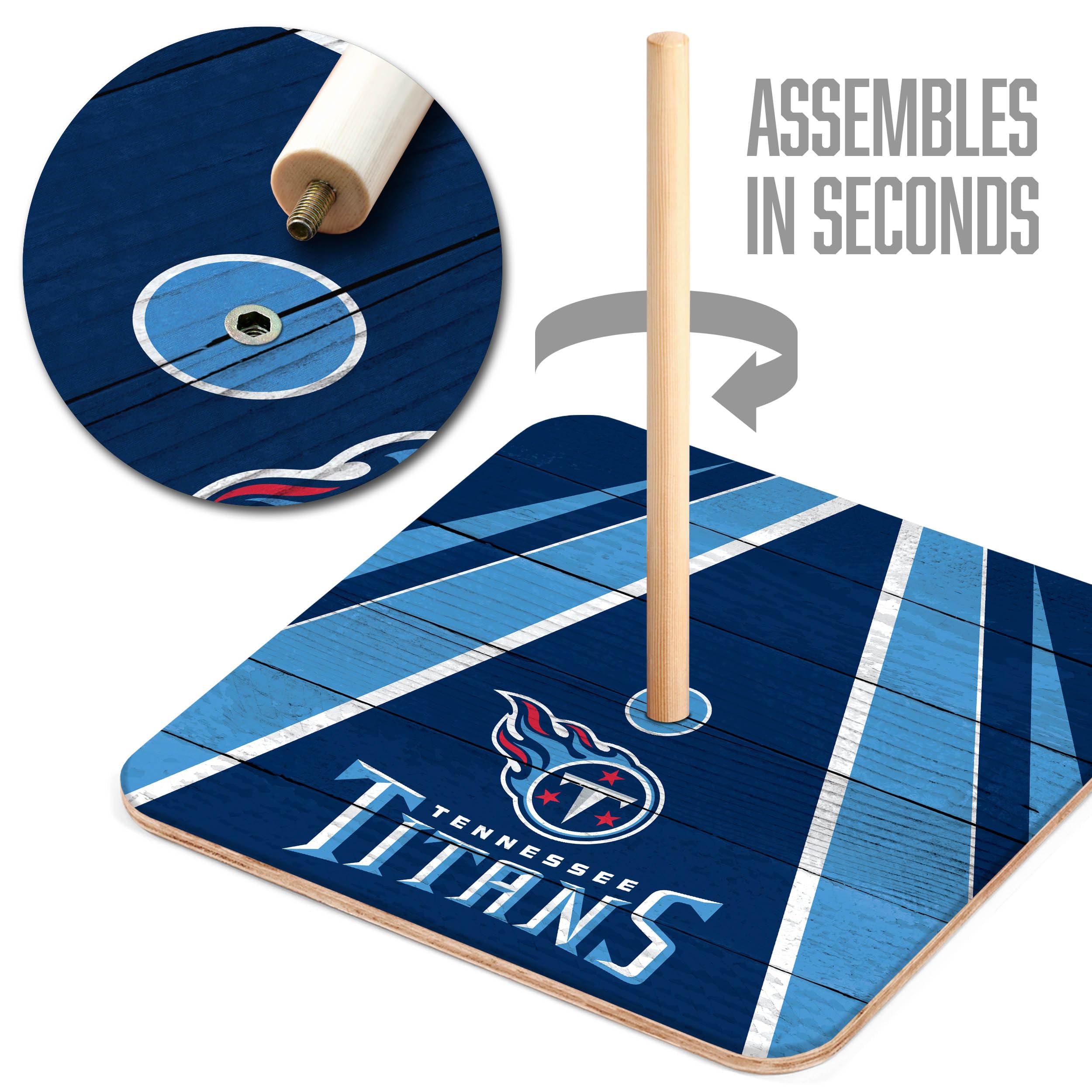 Official Tennessee Titans Horseshoe Crossbody Bag - Licensed NFL Fan Gear for Game Day & Tailgating