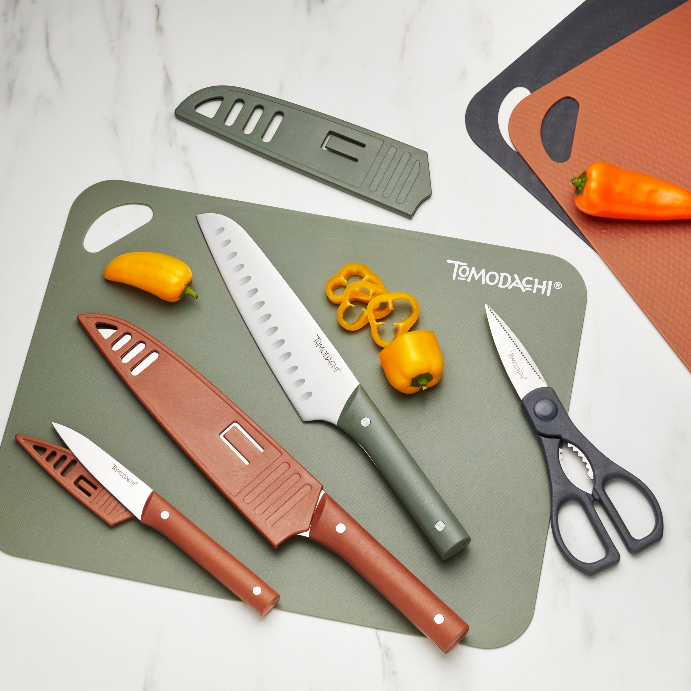 Natural Harvest 12-Piece Stainless Steel Cutlery Set - Knife Fork Spoon Set for Everyday Dining, Kitchen & Camping Use