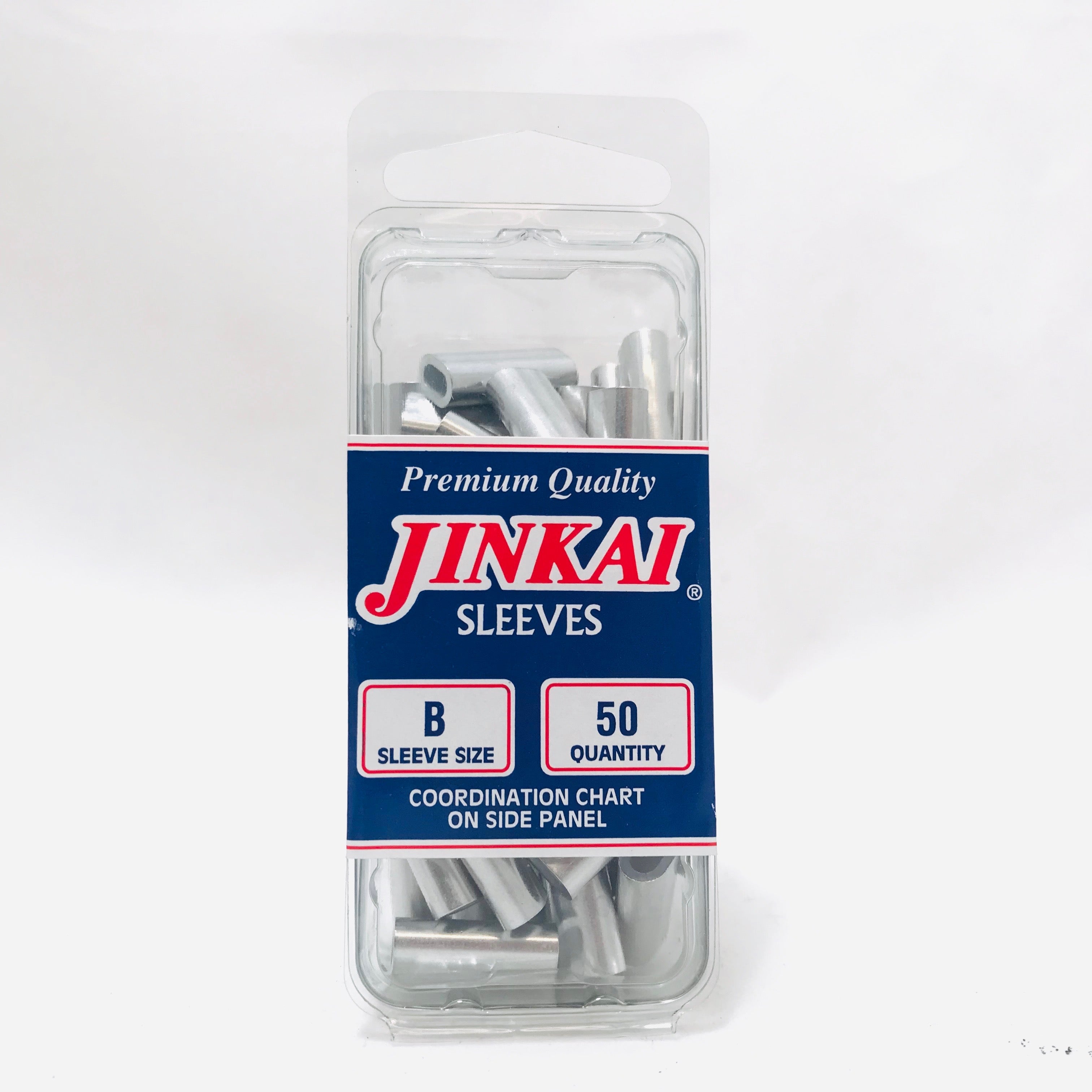Jinkai Crimp Sleeves 50 Pack - High Quality Electrical Connectors for Wiring & DIY Projects - Perfect for Automotive, Marine, and Home Electrical Repairs