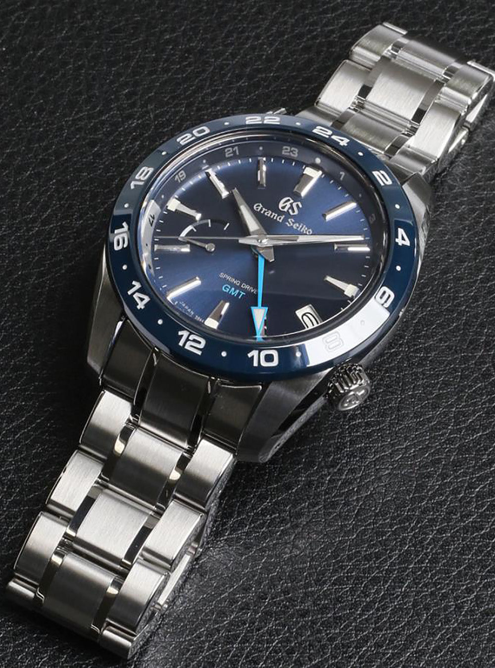 Grand Seiko SBGE255 Sport Watch - 9R Spring Drive Movement - Made in Japan - Luxury Automatic Diver's Watch for Men - Perfect for Professional Diving, Business Meetings & Special Occasions