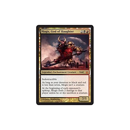 Magic The Gathering - Mogis, God of Slaughter (151/165) - Born of The Gods - Rare MTG Card for Commander & Standard Deck Building - Perfect for Strategy Gamers & Collectors
