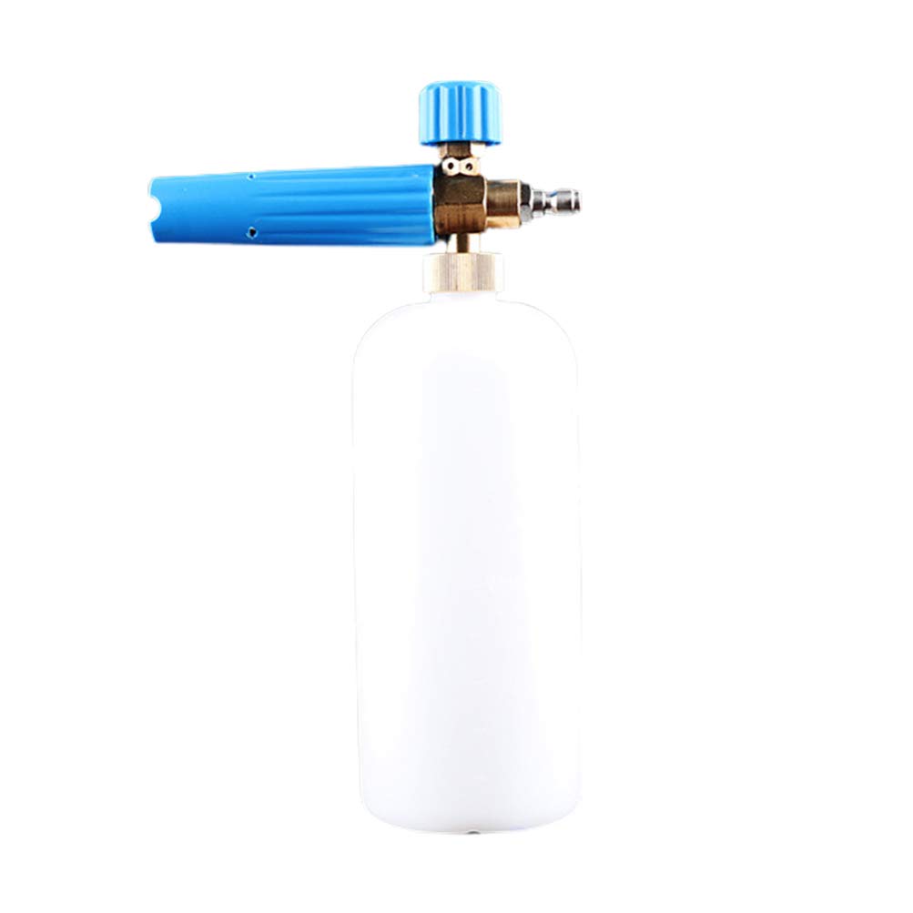 DOITOOL 1PC Car Wash Foam Sprayer & Snow Foam Lance - High Pressure Washer Attachment for Car Cleaning (Blue) - Perfect for Home Car Washing, Driveway Cleaning & Auto Detailing