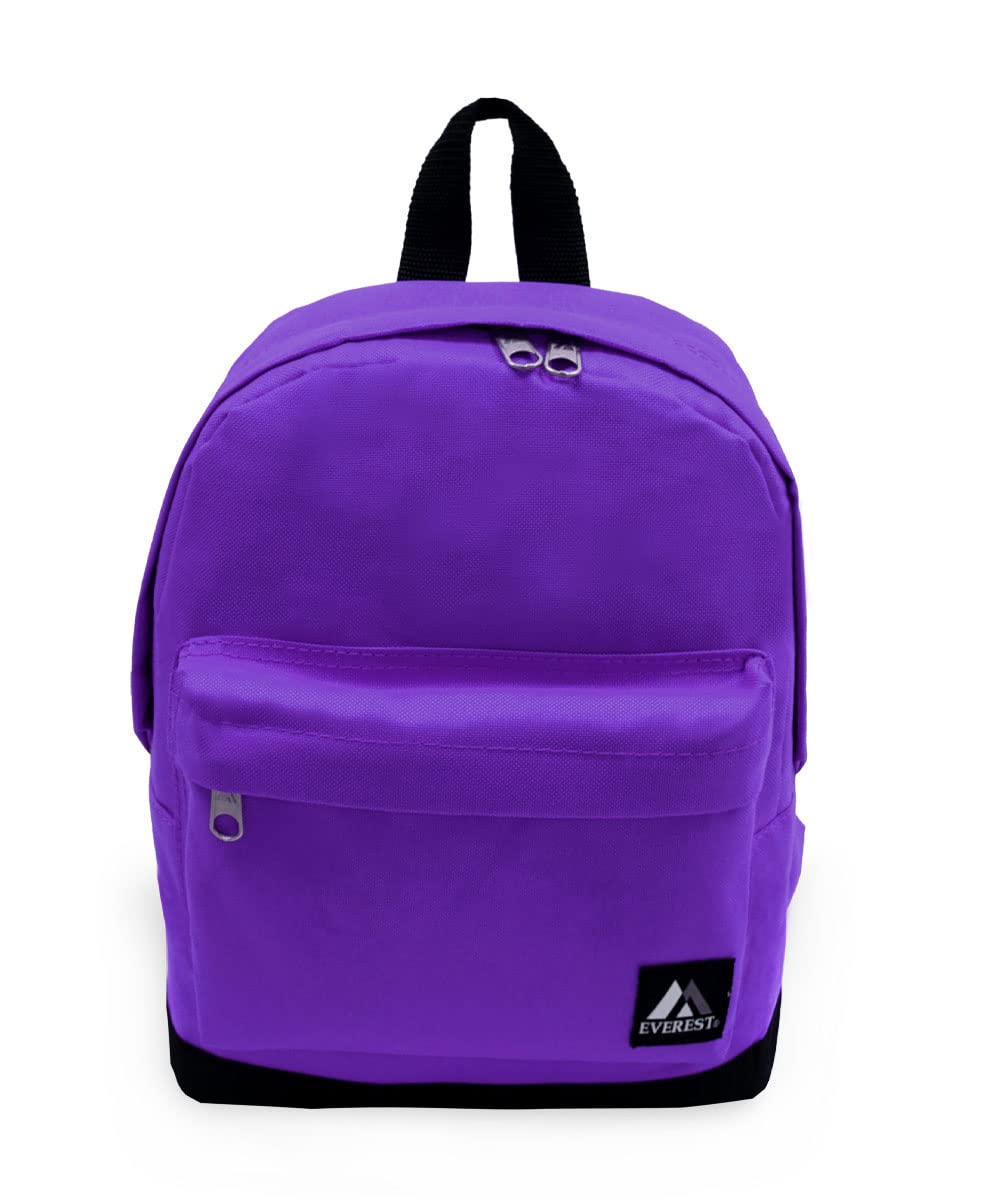 Everest Small Backpack for Women & Men - Lightweight Hiking Daypack, Dark Purple, One Size - Perfect for Travel, Hiking, School & Daily Use