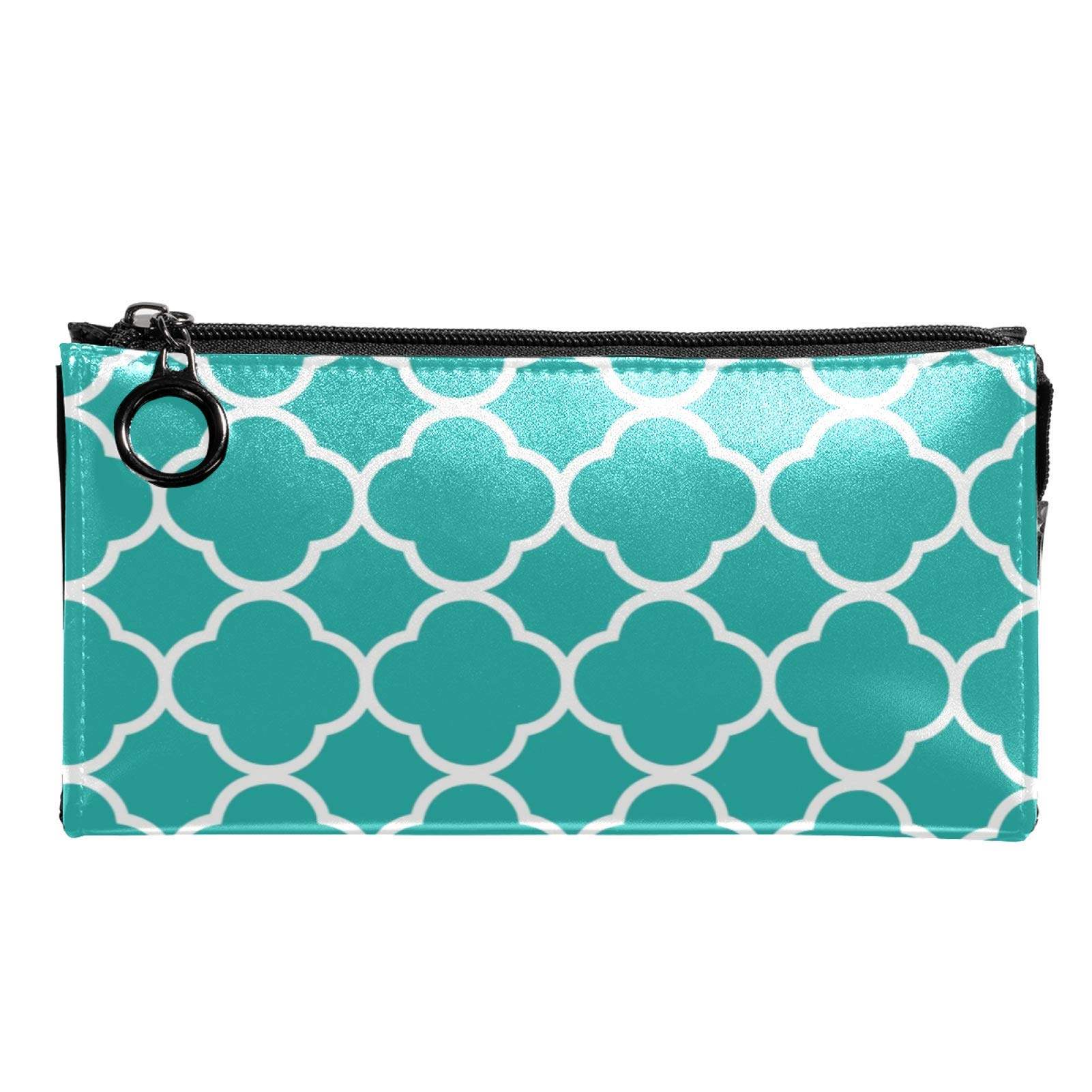 Waterproof Travel Makeup Bag for Women - Teal Seamless Cosmetic Organizer for Toiletries & Travel Accessories