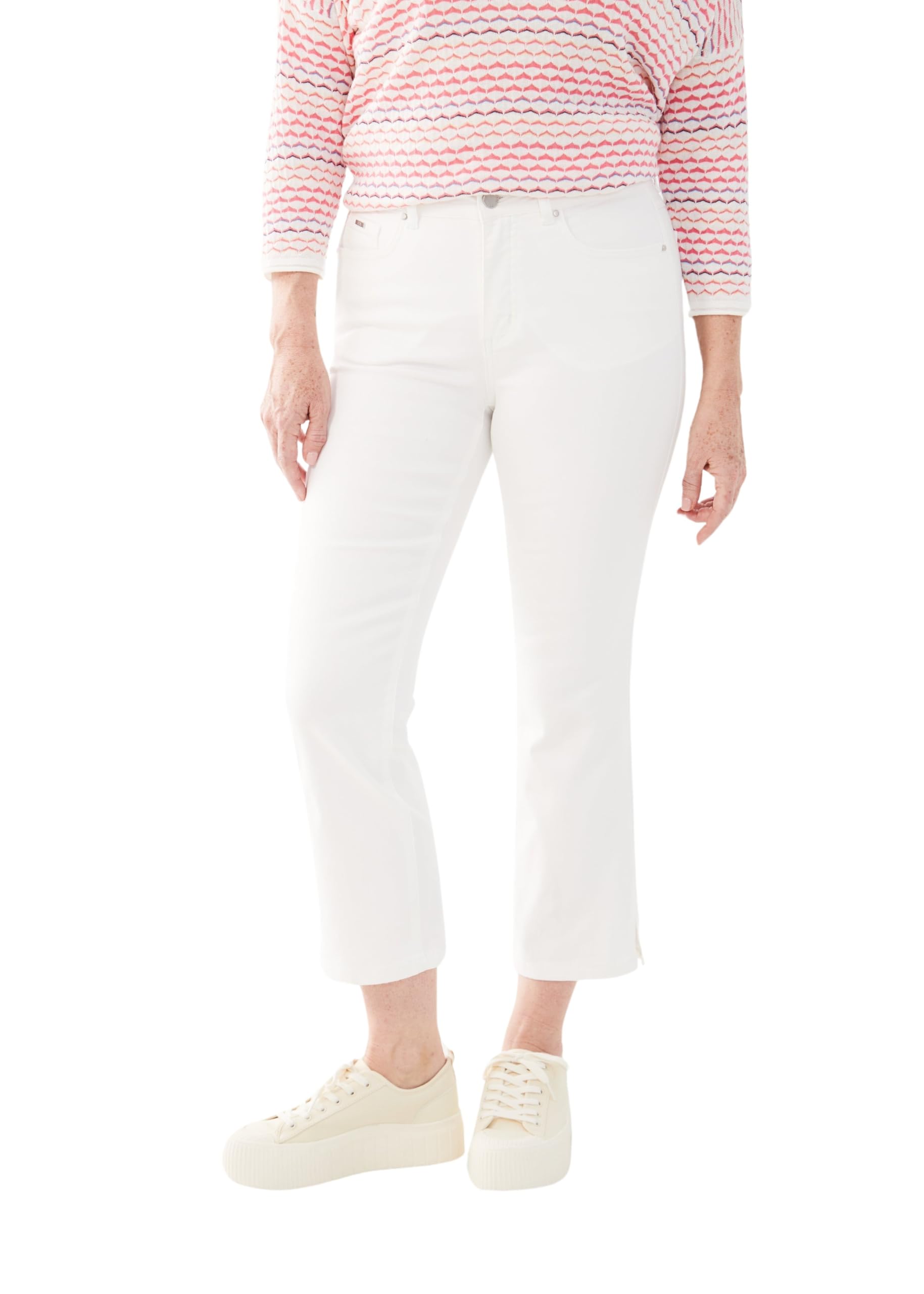 FDJ French Dressing Jeans Olivia Boot Crop Style 2441511 - Women's High Waist Skinny Jeans for Casual Wear & Night Out