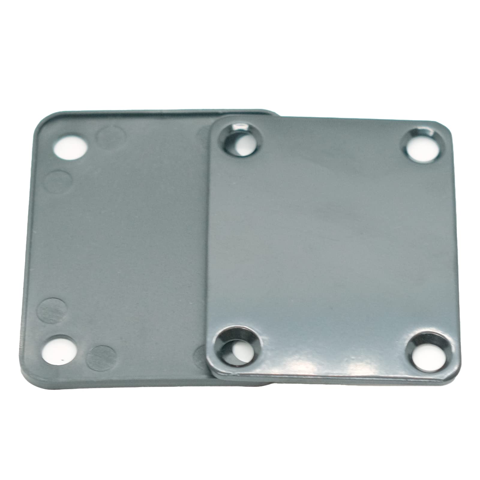 Stainless Steel Electric Bass Guitar Neck Plate - Heavy Duty Neck Joint Reinforcement for Fender, Gibson & More - Black Guitar Hardware Parts - Perfect for DIY Repairs & Upgrades