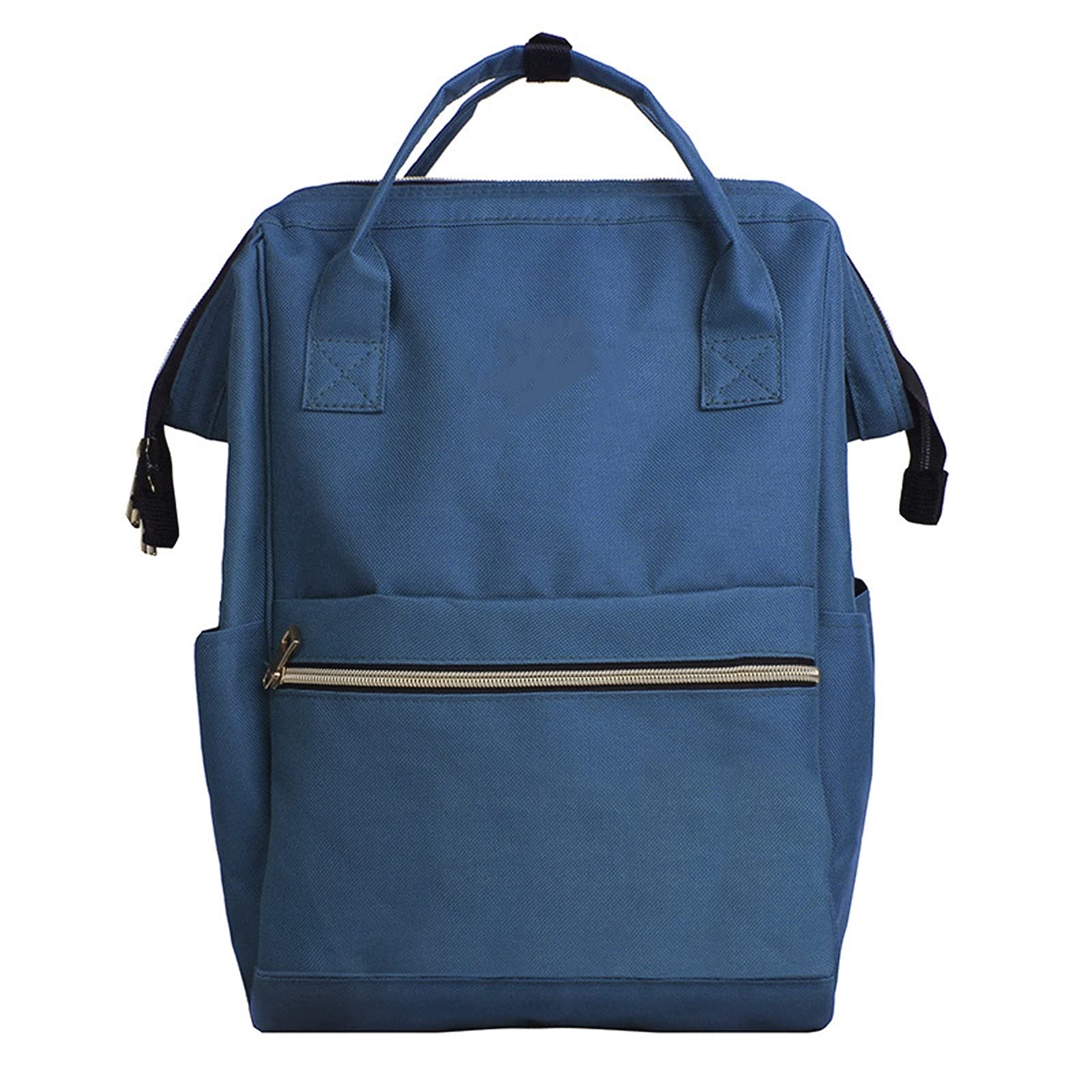 FJQSHA Solid Color Large Capacity Oxford Fabric Backpack - Durable & Stylish Travel Backpack for Men & Women (Blue, 32 Inches) - Perfect for School, Work, Hiking & Daily Commute