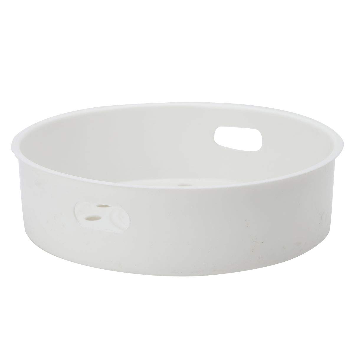 YiZYiF Plastic Steamer Basket for Rice Cooker - 4L/5L Heat-Resistant Steam Rack Stand for Healthy Cooking | Perfect for Dumplings, Vegetables & Seafood in Kitchen & Food Warmer (Ivory)