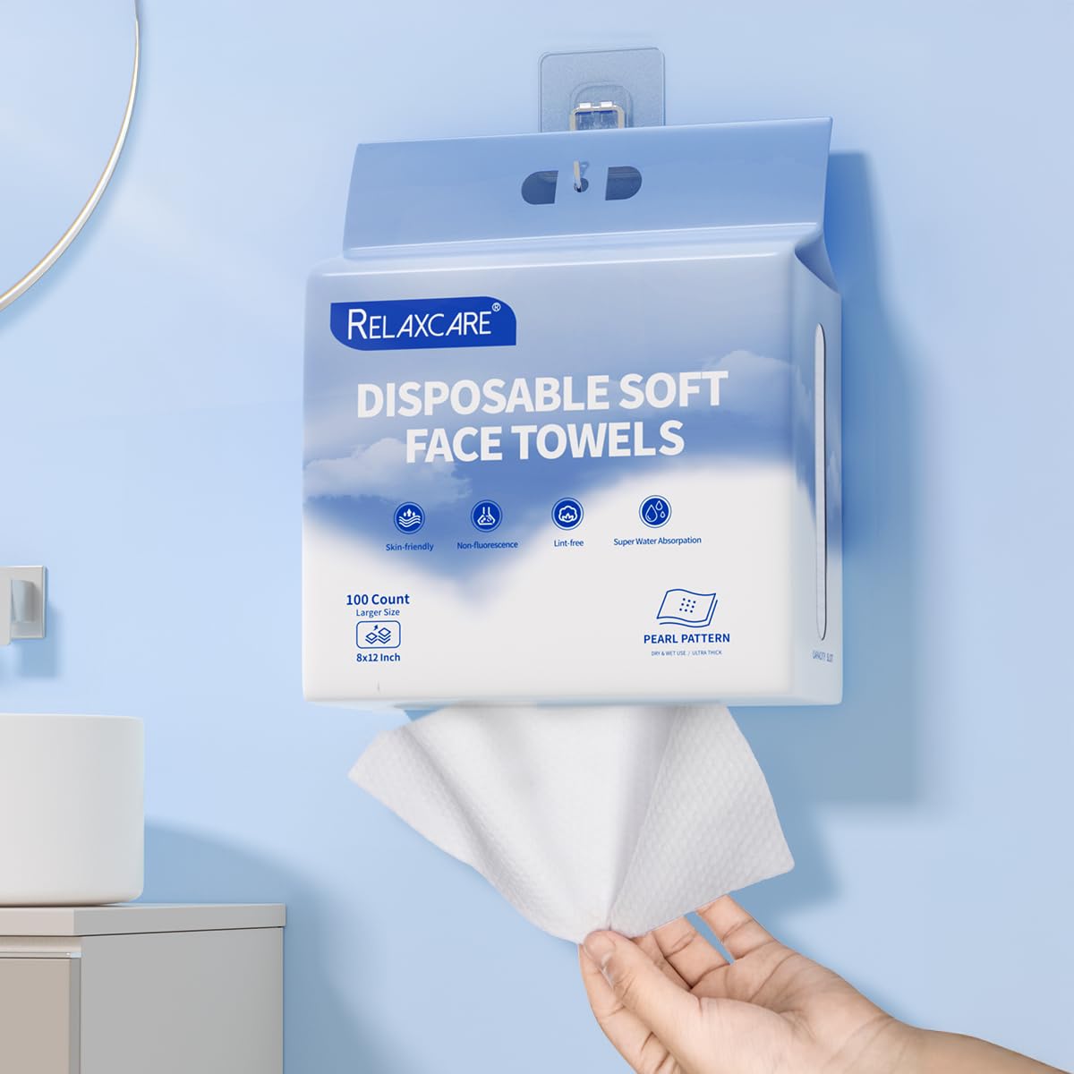 Disposable Face Towels - Extra Large 8
