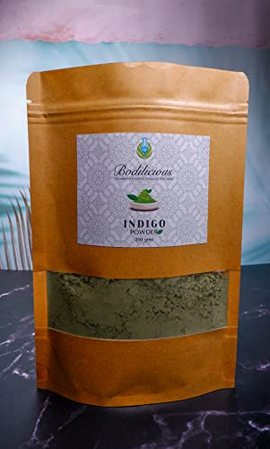 Organic Indigo Powder for Hair Care - 100% Natural & Pure | Chemical-Free Hair Dye for Black Hair | Safe & Effective Hair Coloring Solution | Perfect for DIY Hair Treatments & Natural Hair Coloring at Home