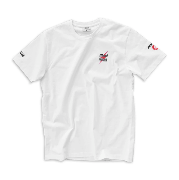 Illest x Tarmac Works Collaboration T-Shirt - RWB 993 SuperNine White - Streetwear & Car Enthusiast Fashion for Casual Wear
