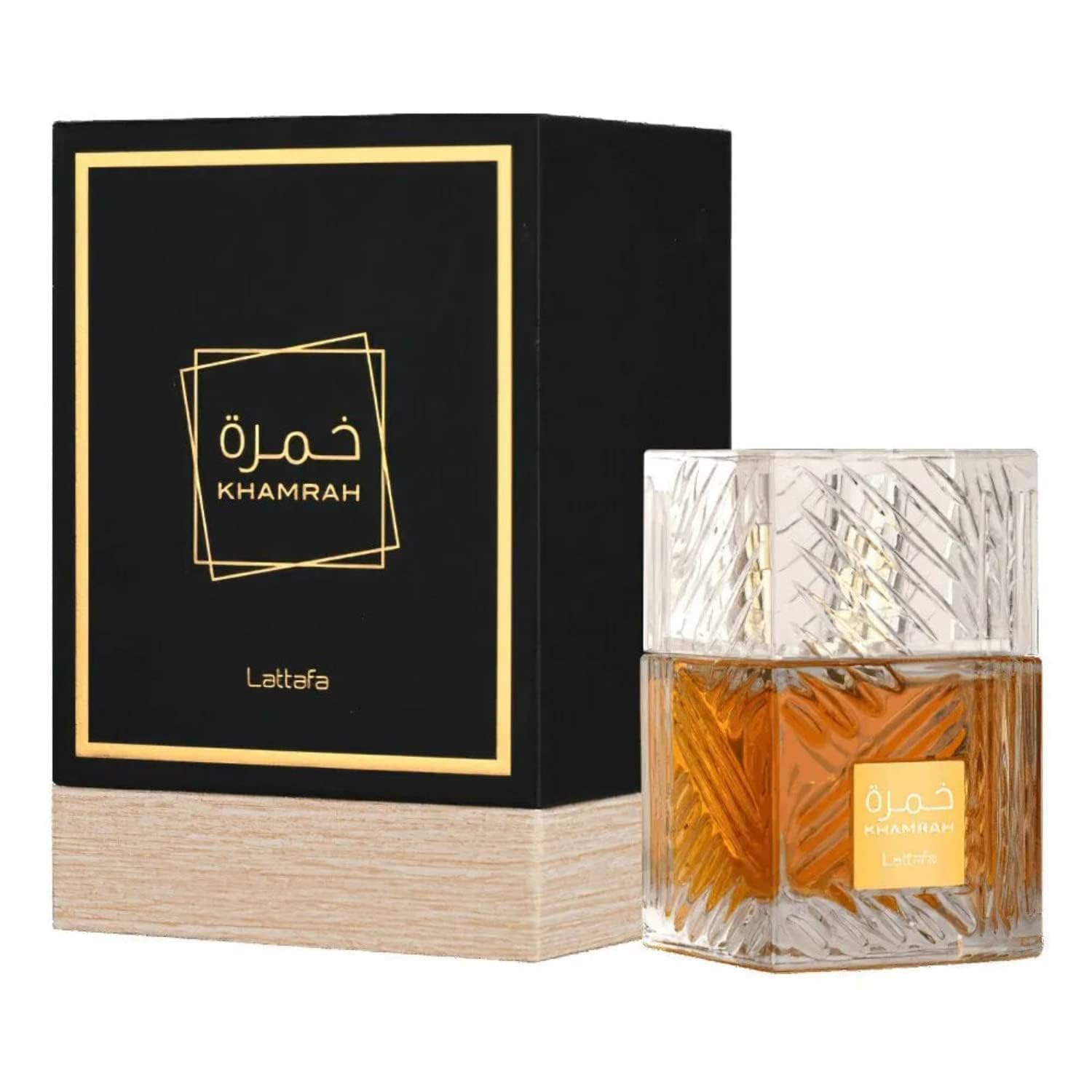 Lattafa Khamrah Eau De Parfum 100ml - Long Lasting Unisex Fragrance for Men & Women | Day & Night Wear, Special Occasions, Gift Giving